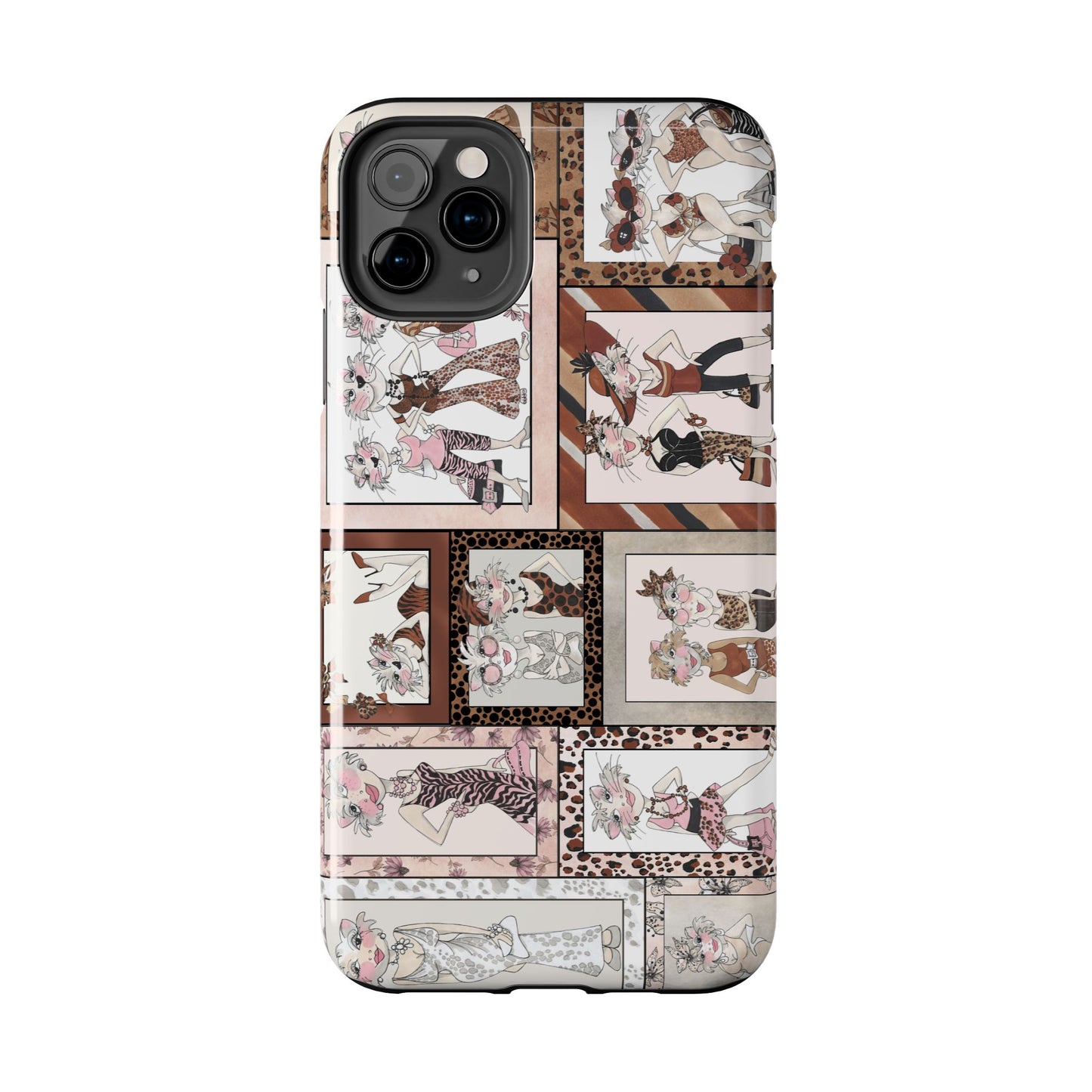 Wild Cat Woman Phone Case