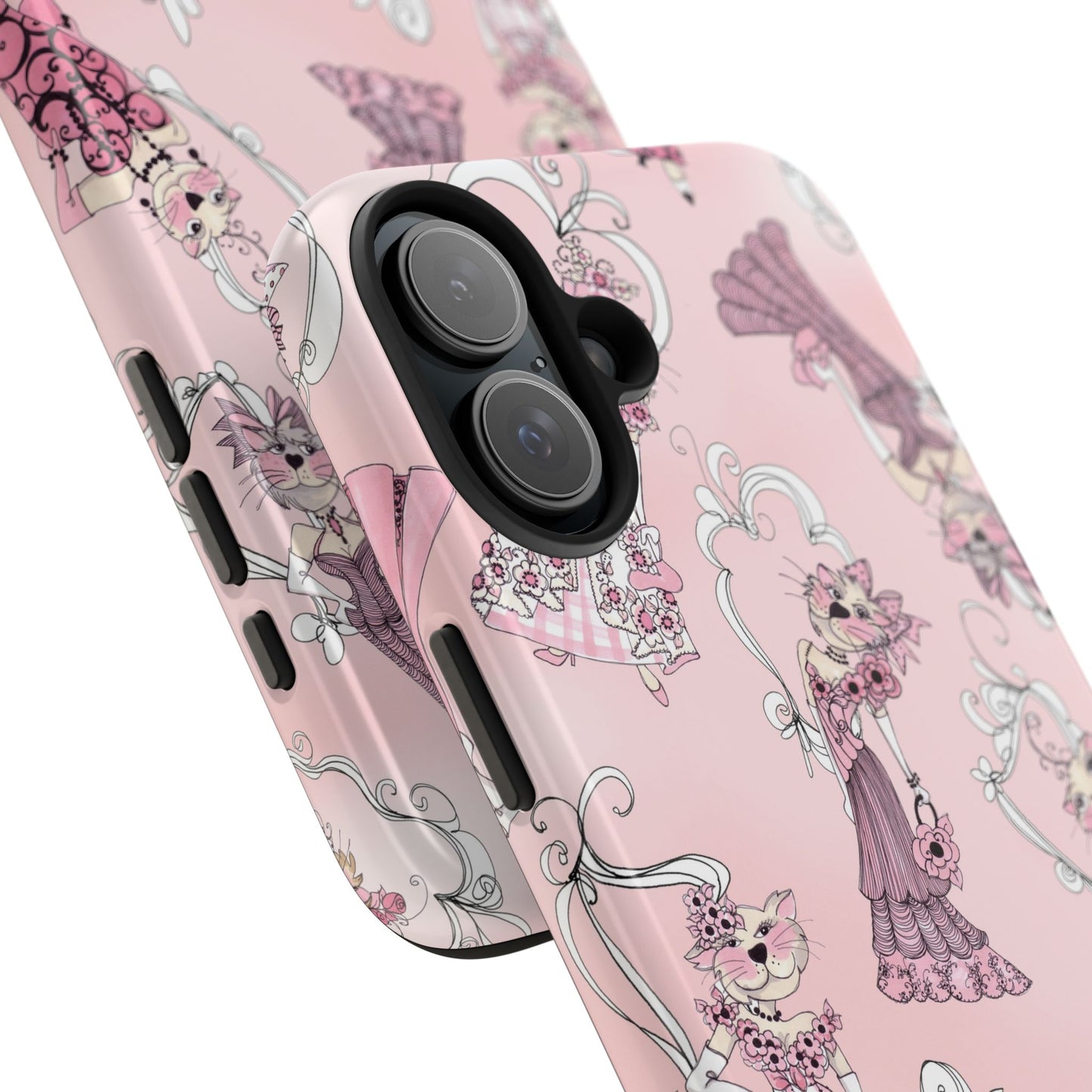 Lady Cats Tossed Phone Case