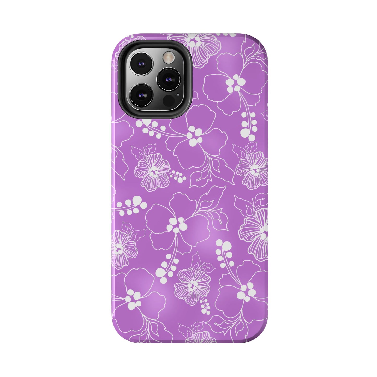 Lacey Hibiscus Orchid Phone Case