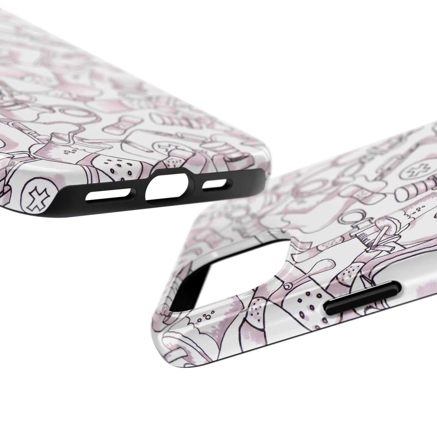 Med Stuff White Phone Case