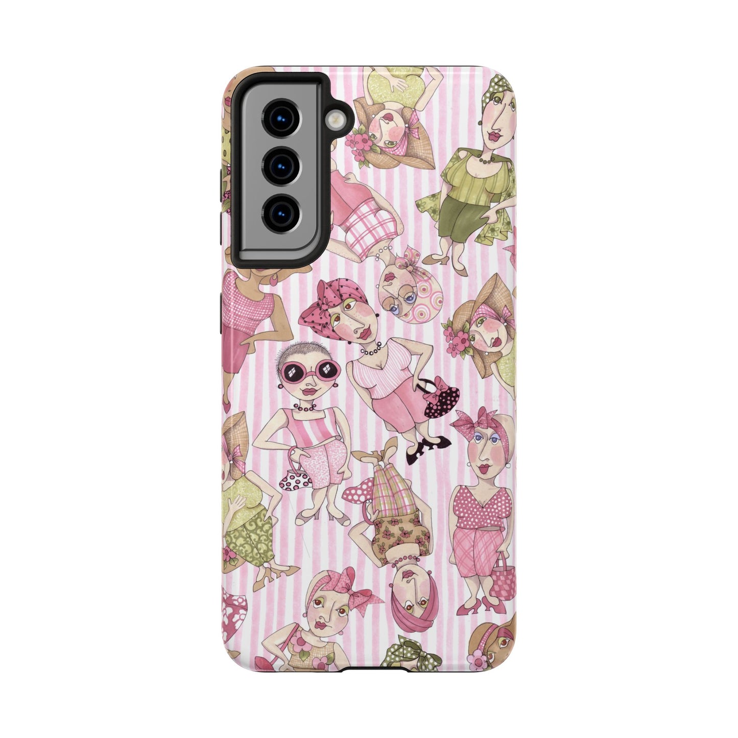 Tossed Ladies Pink Phone Case