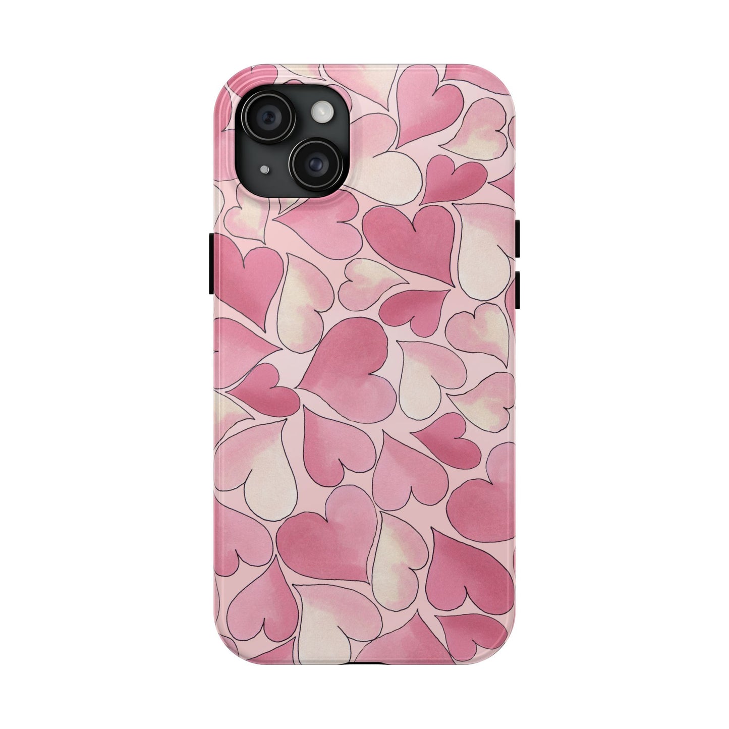 Hearts Pink Sky Phone Case