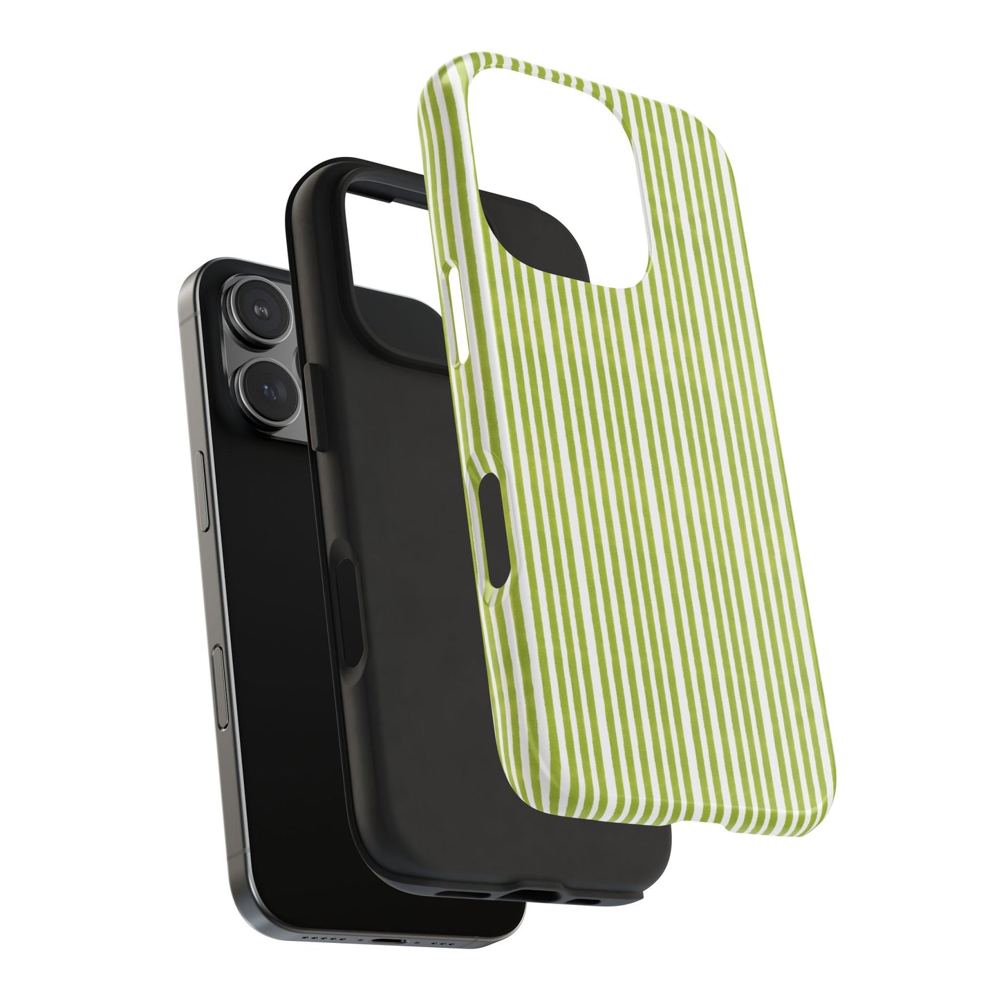Lazy Stripe Lime Phone Case