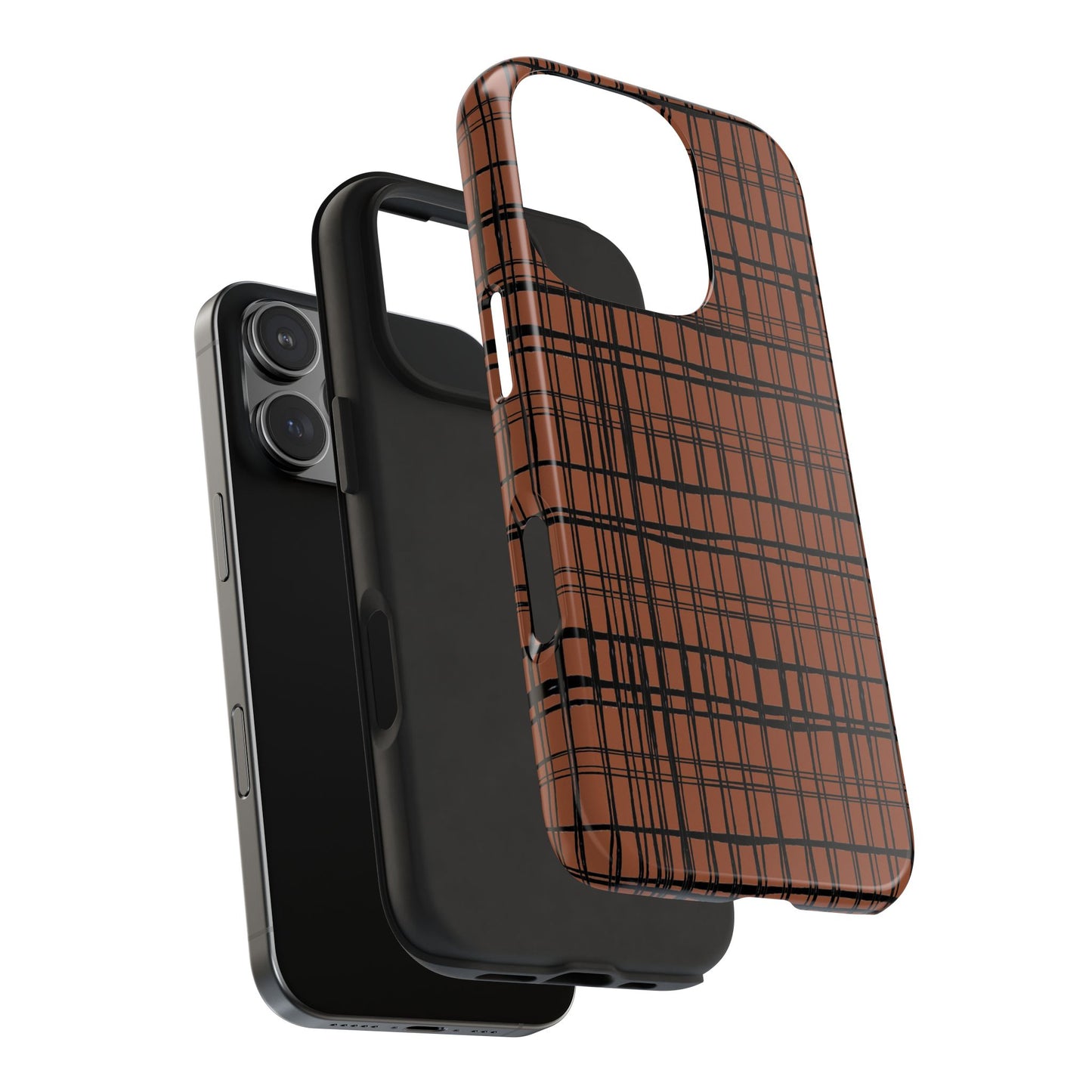 Doggie Fence Rust Phone Case