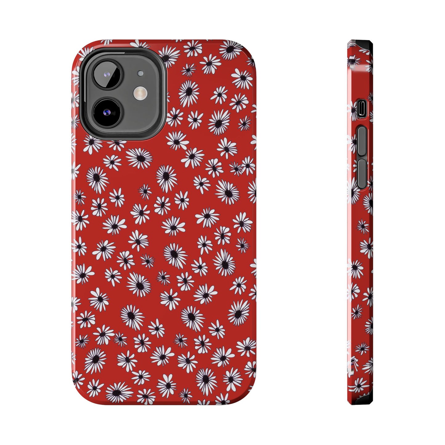 Random Daisy Red / White Phone Case