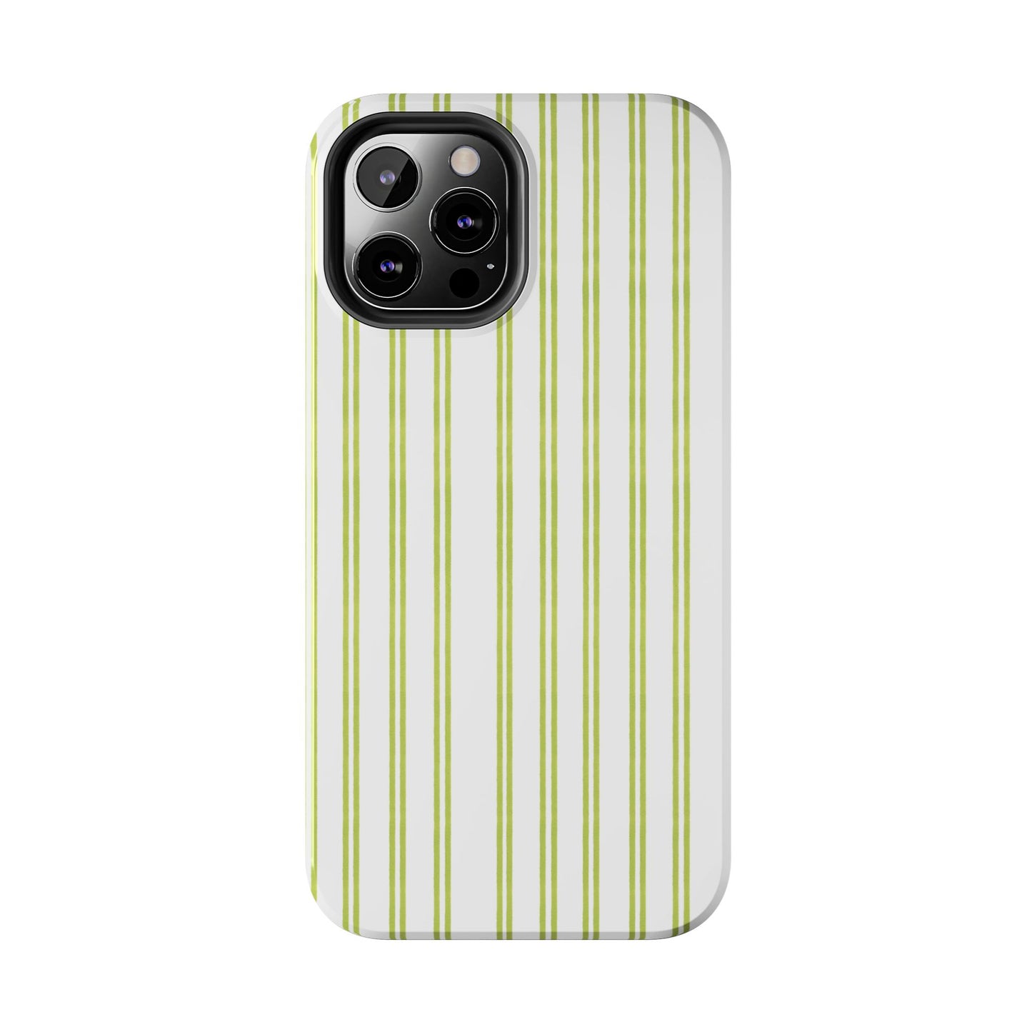 Green Double Stripe Phone Case