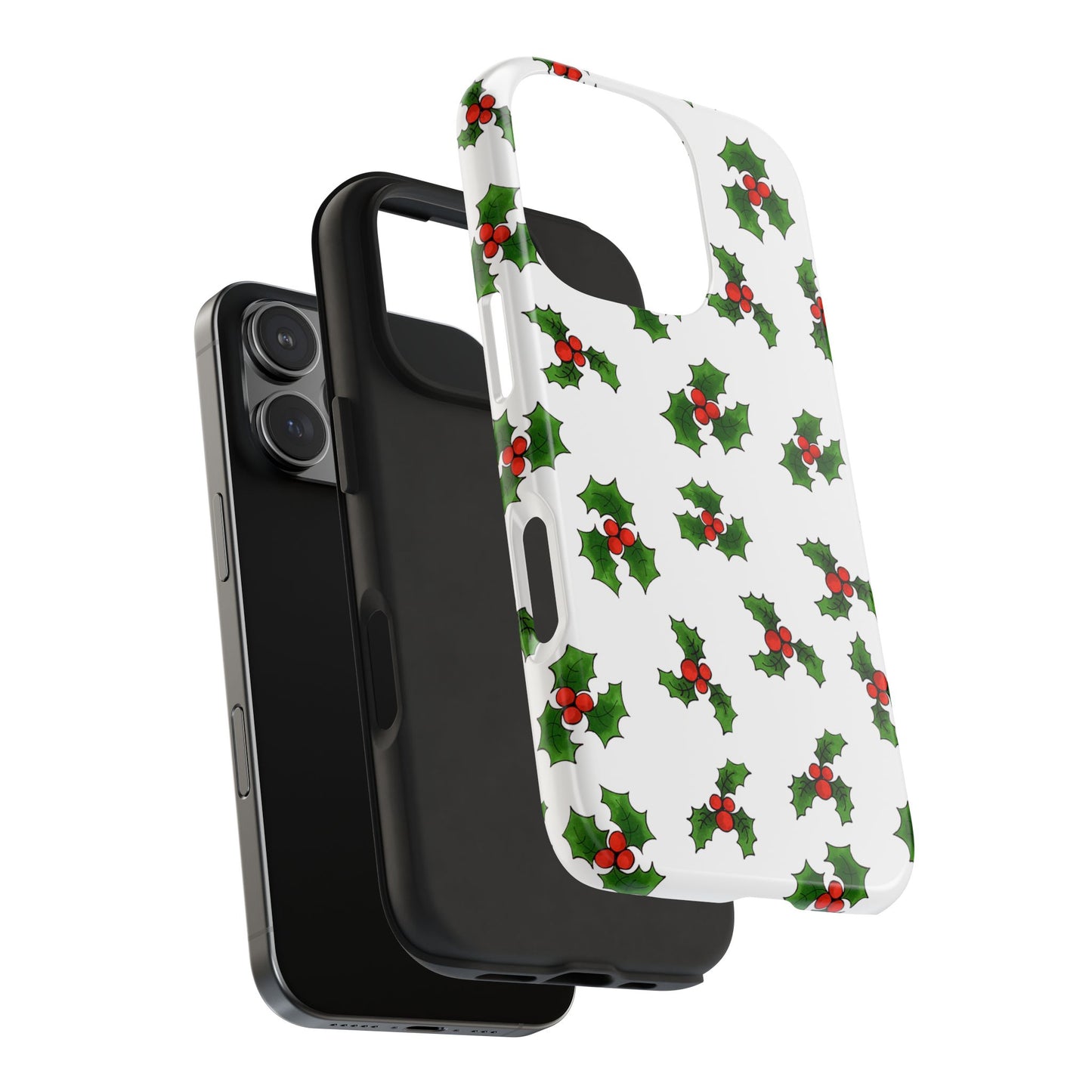 Lotsa Holly White Phone Case
