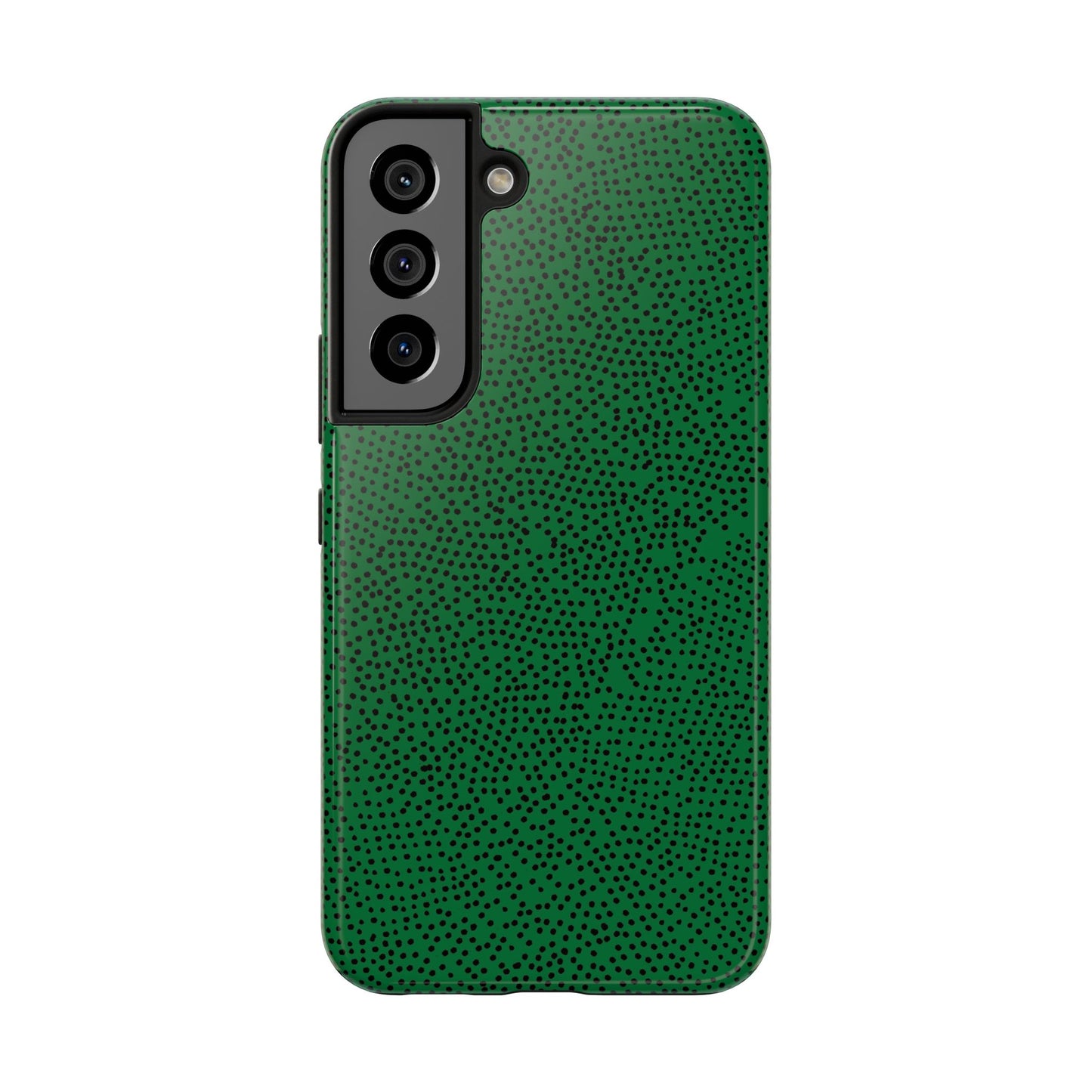 Mini Dot Green / Black Phone Case