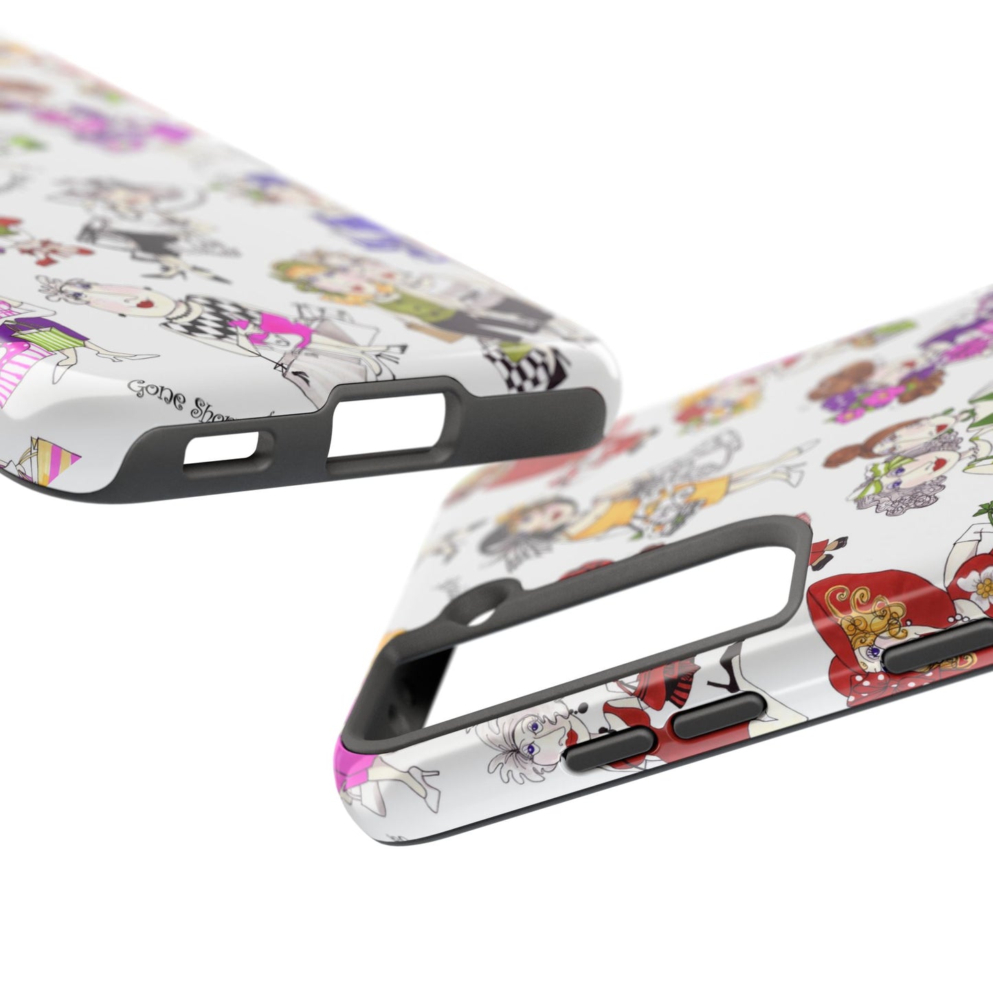 Gone Shopping Tossed White Phone Case