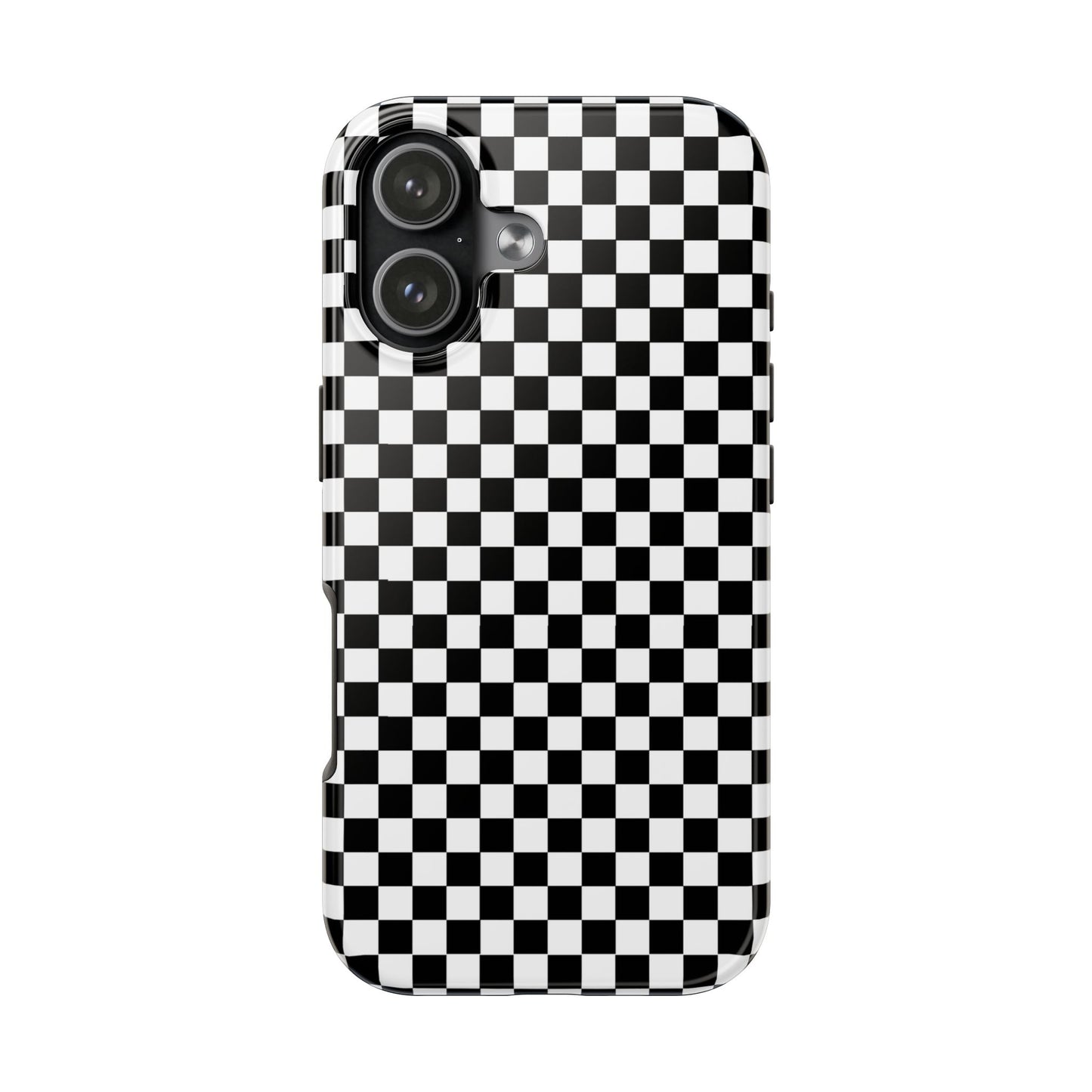 Checkerboard Black / White Phone Case