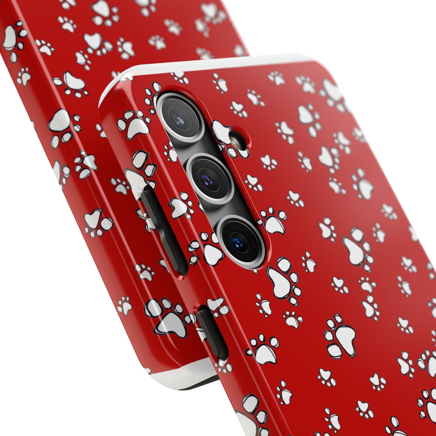 Paw Flakes Red Phone Case