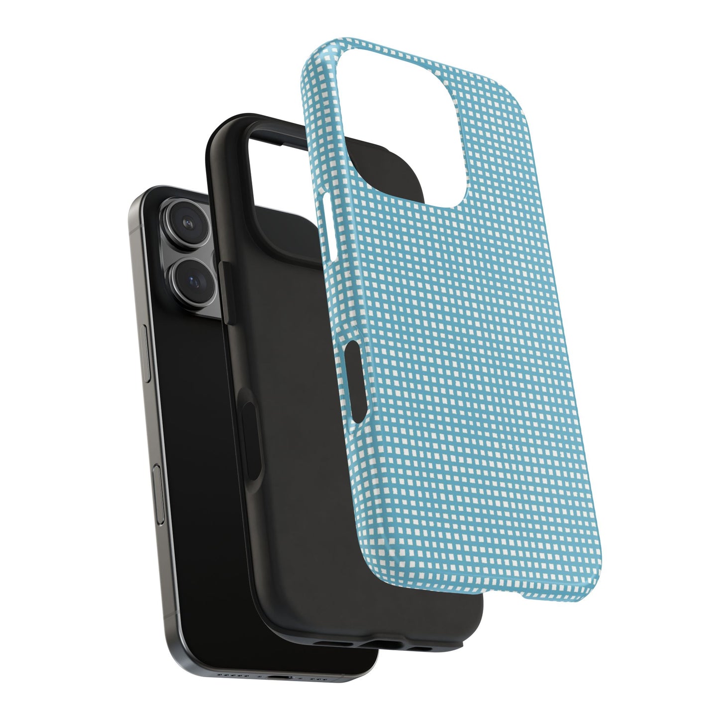 Chipper Check Turquoise Phone Case