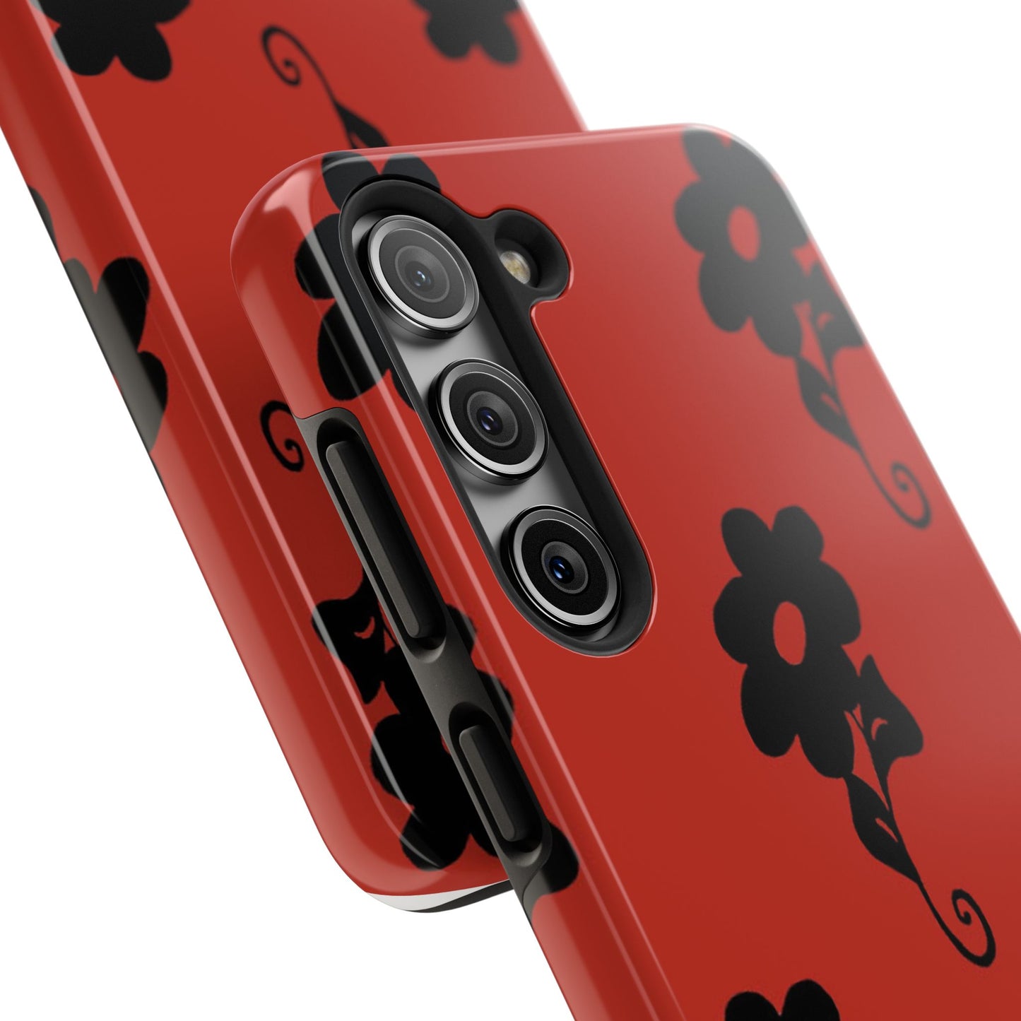 Daring Daisy Red Phone Case