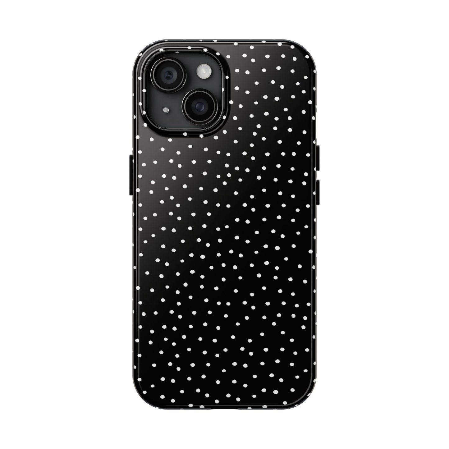 Dinky Dots Black / White Phone Case