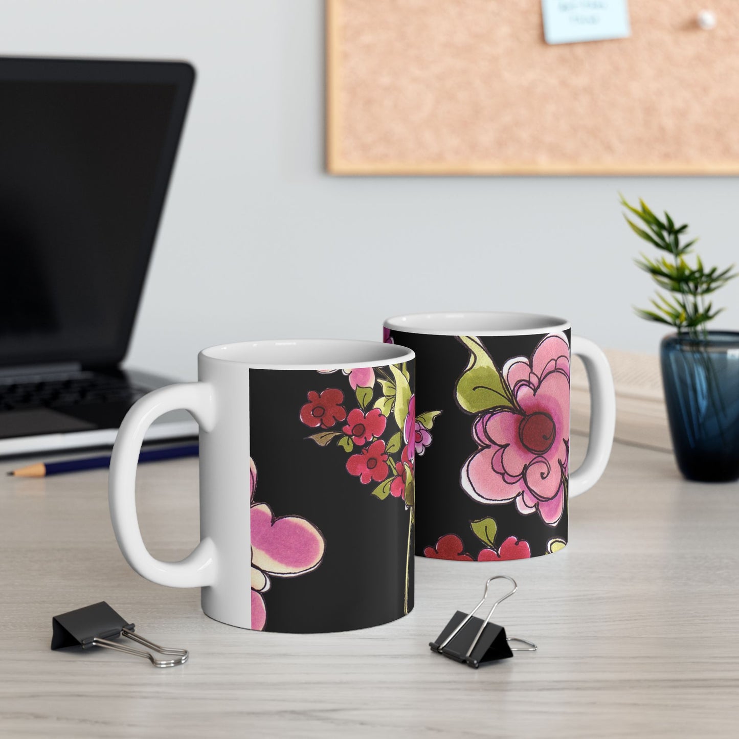Jumbo Floral Cup