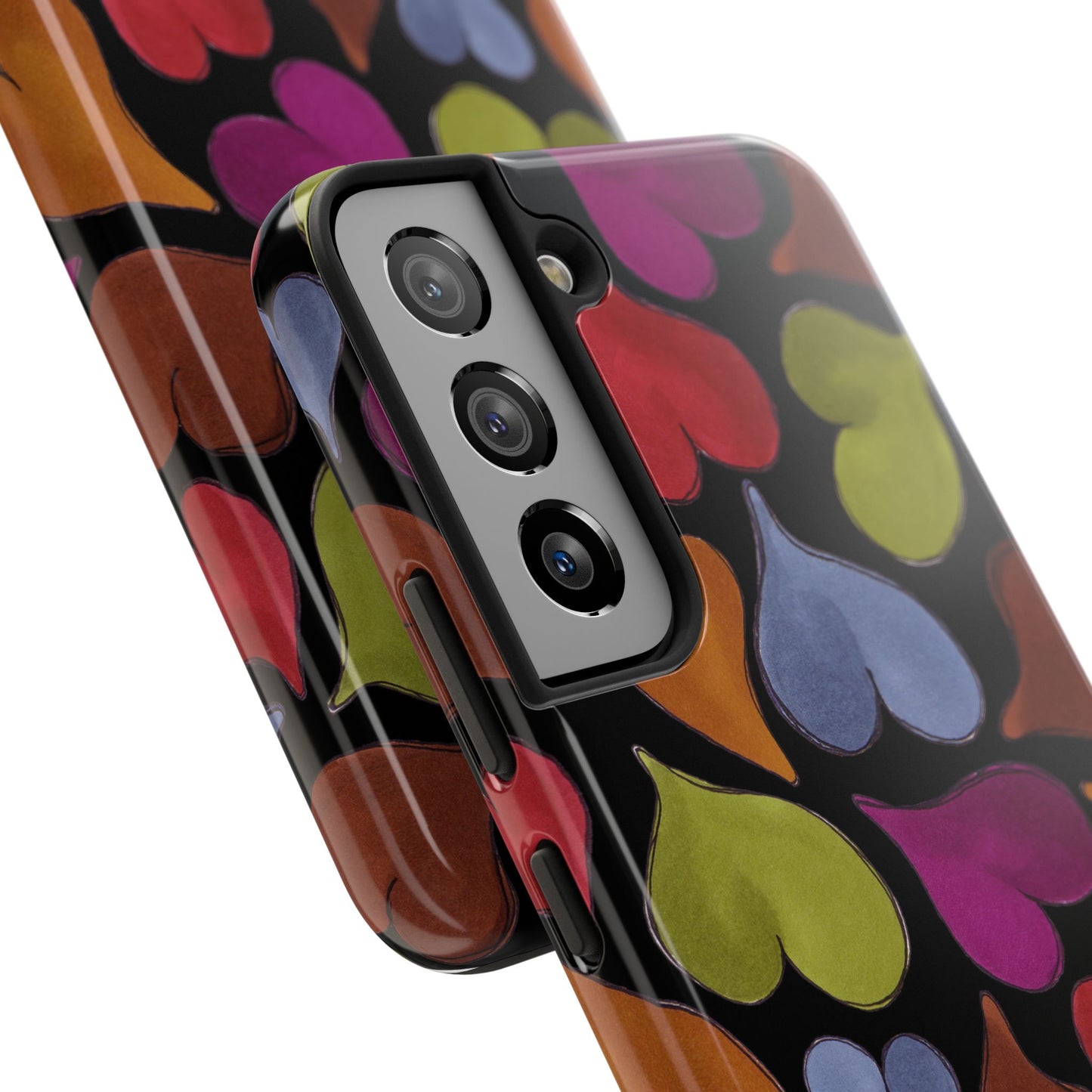 Big Hearted Black Phone Case