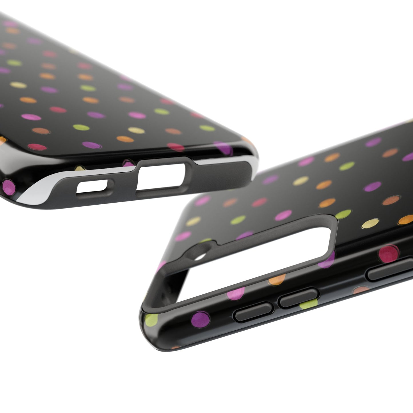 Tea Dot Black Phone Case