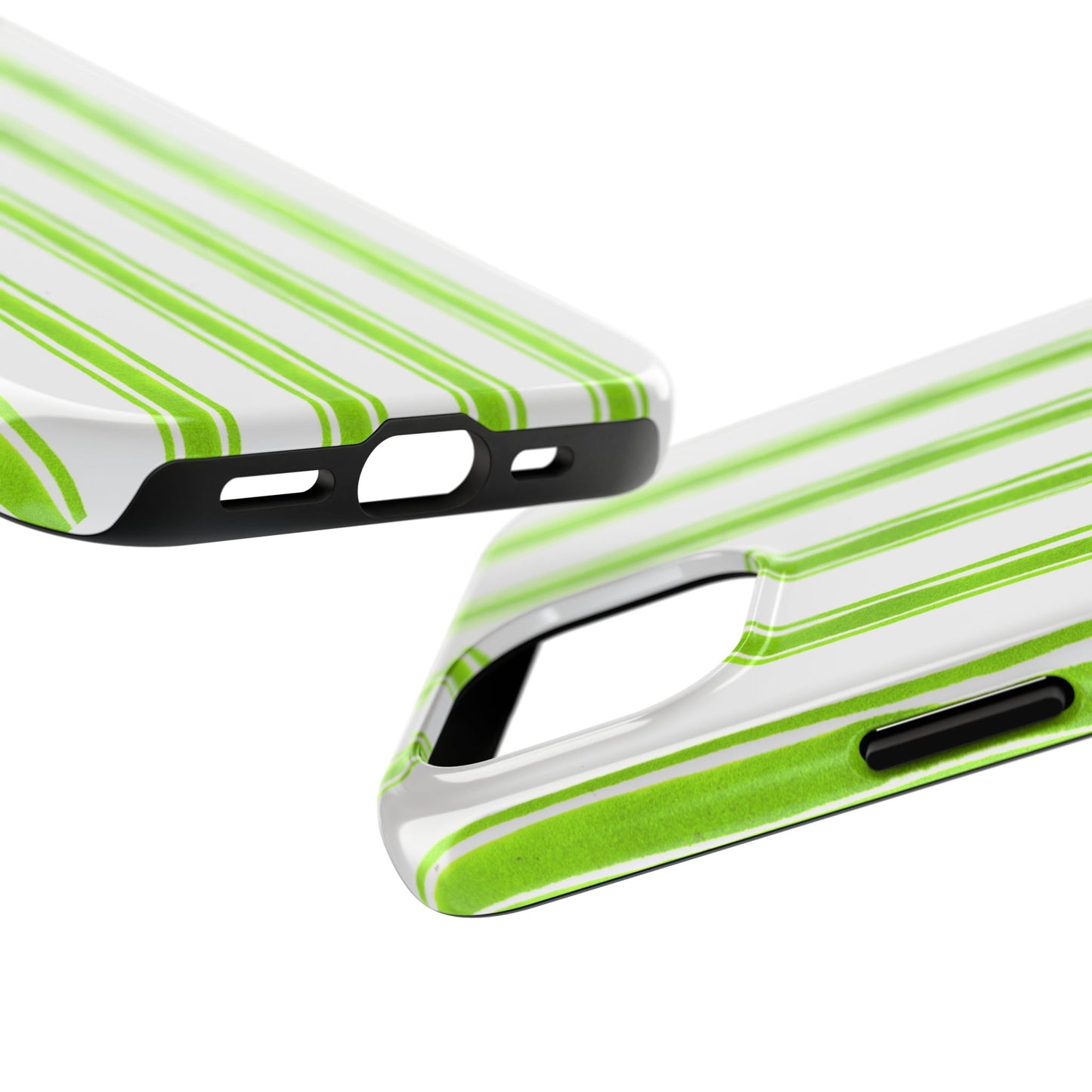 Awning Stripe Lime Phone Case