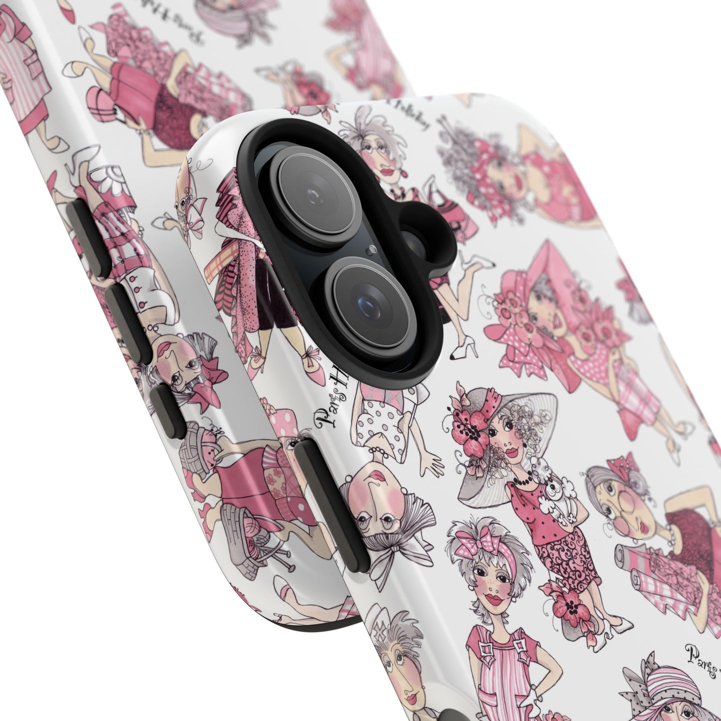 Parisians White Phone Case