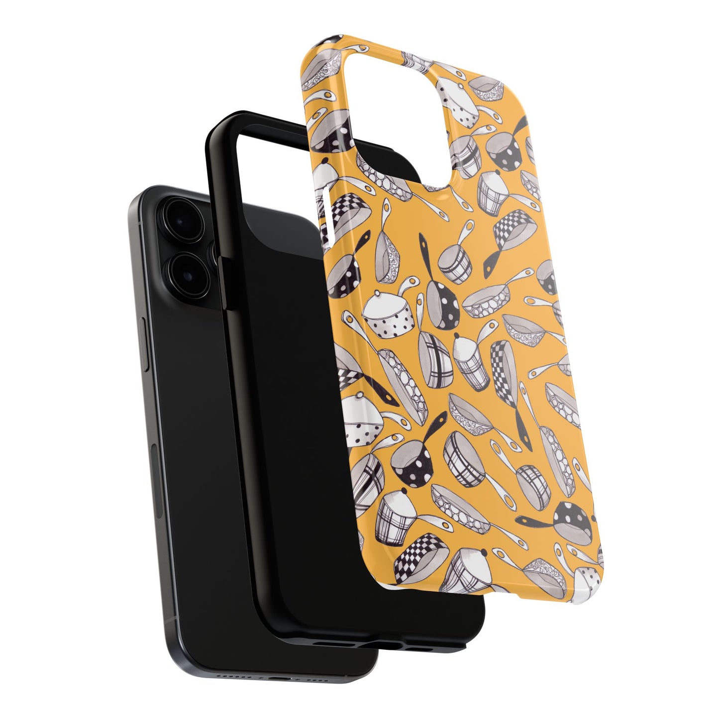 Pots & Pans Flyin' Yellow Phone Case