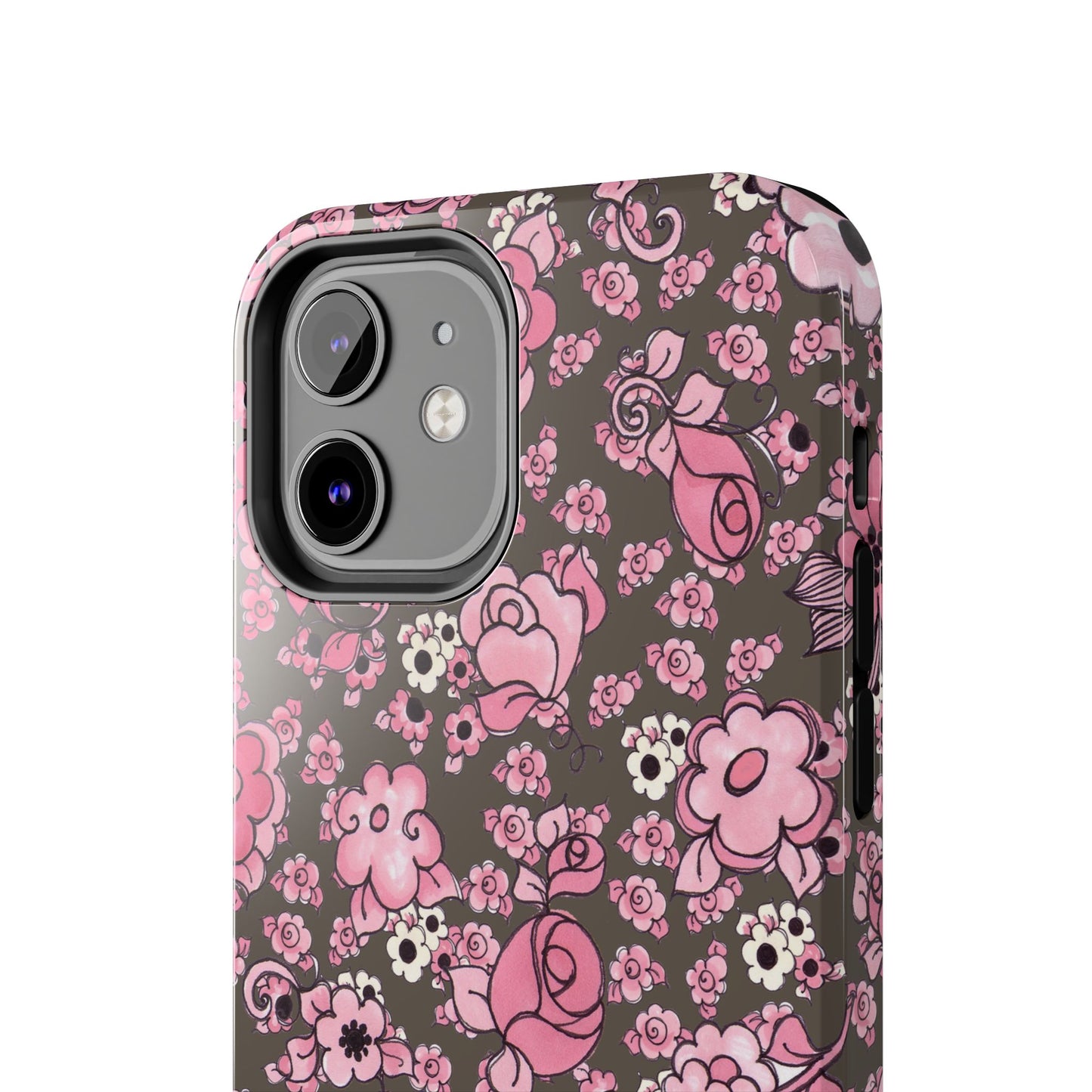 Profuse Posies Mocha Phone Case
