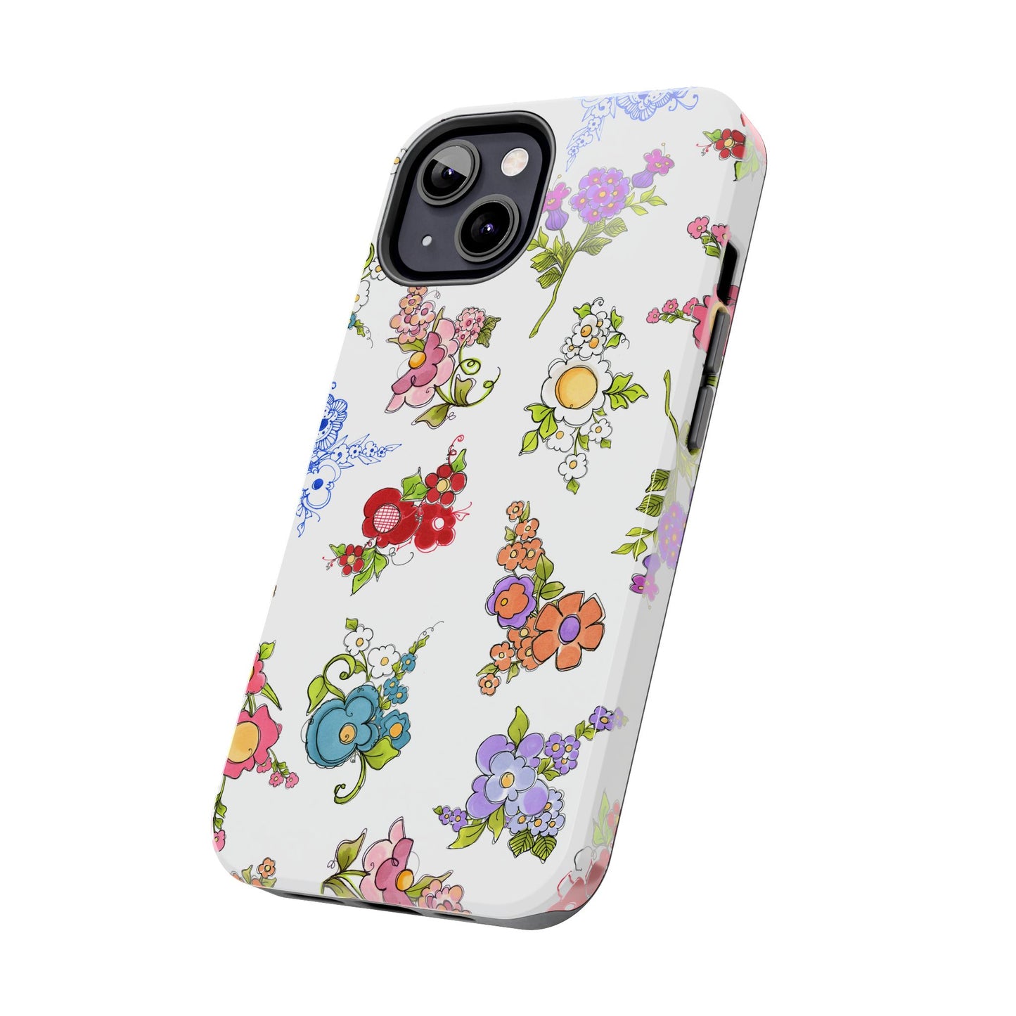 Mixed Bouquets White Phone Case