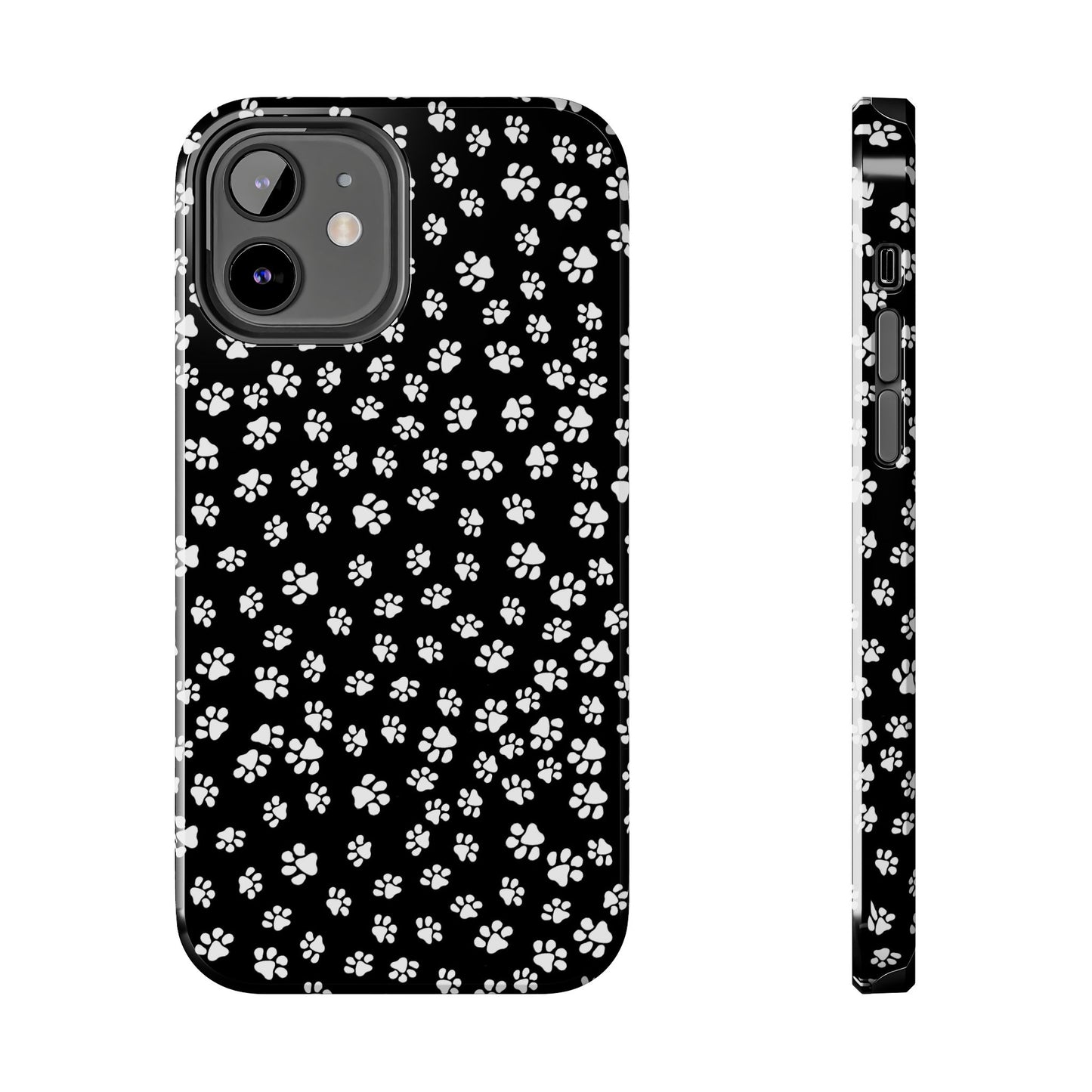 Little Paws Black / White Phone Case
