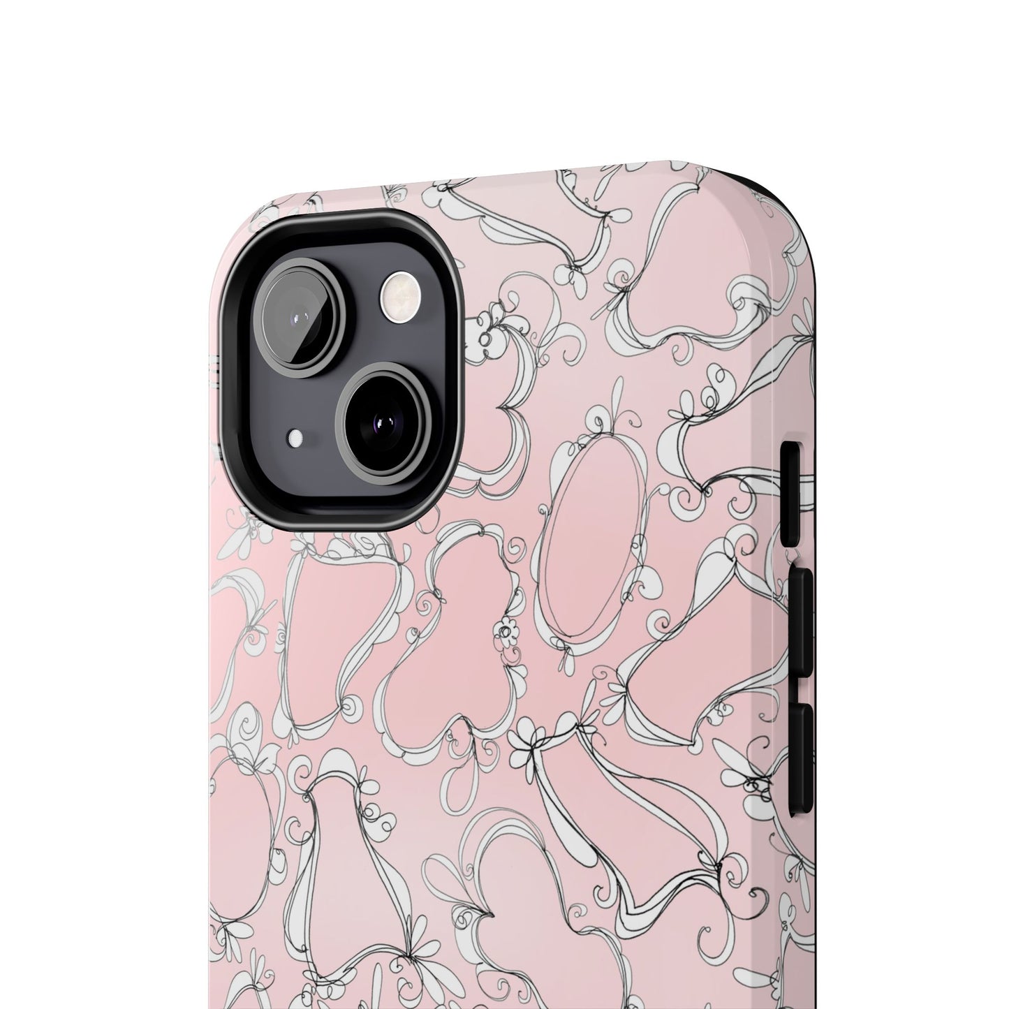 Fancy Frames Pink / White Phone Case