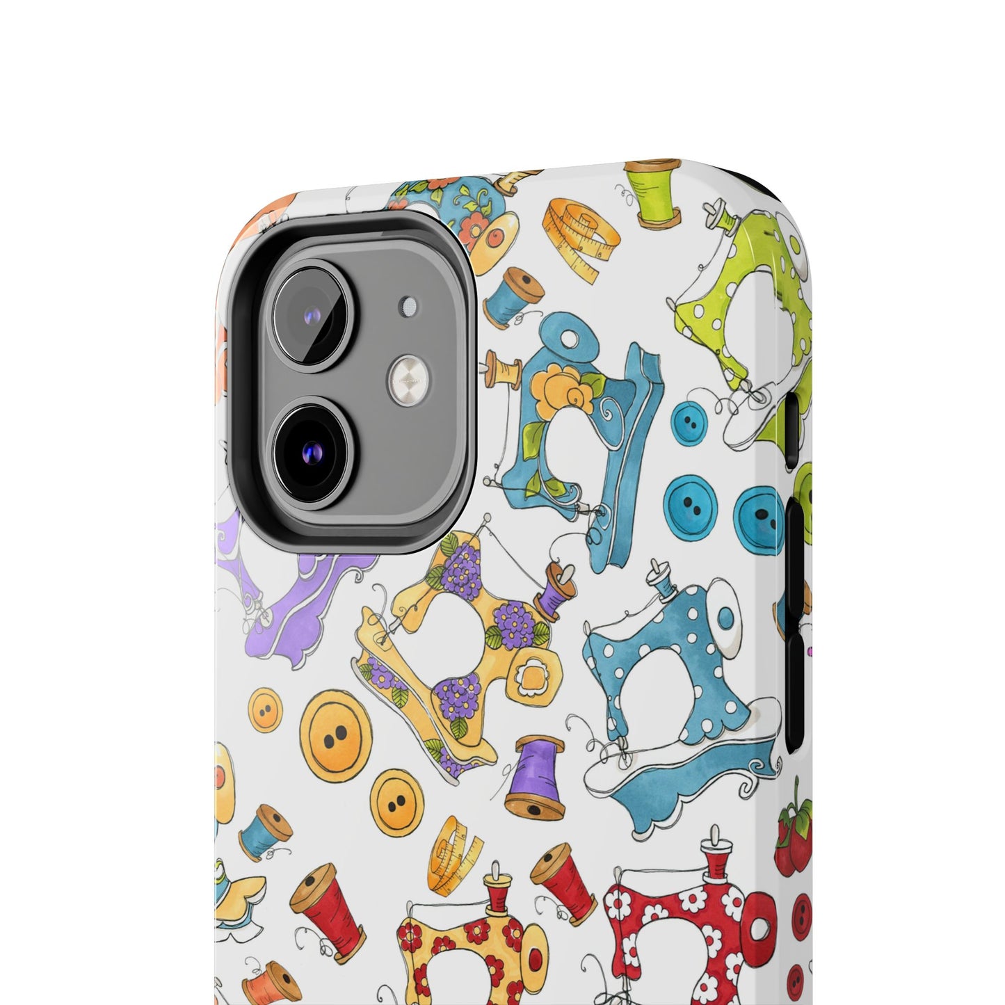 Sew Assorted White Phone Case