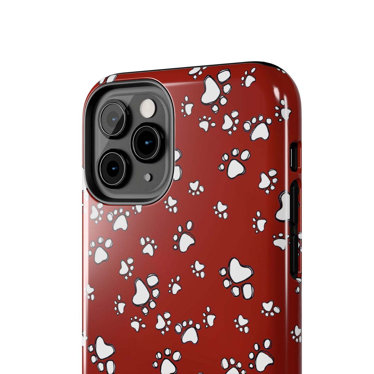 Paw Flakes Red Phone Case