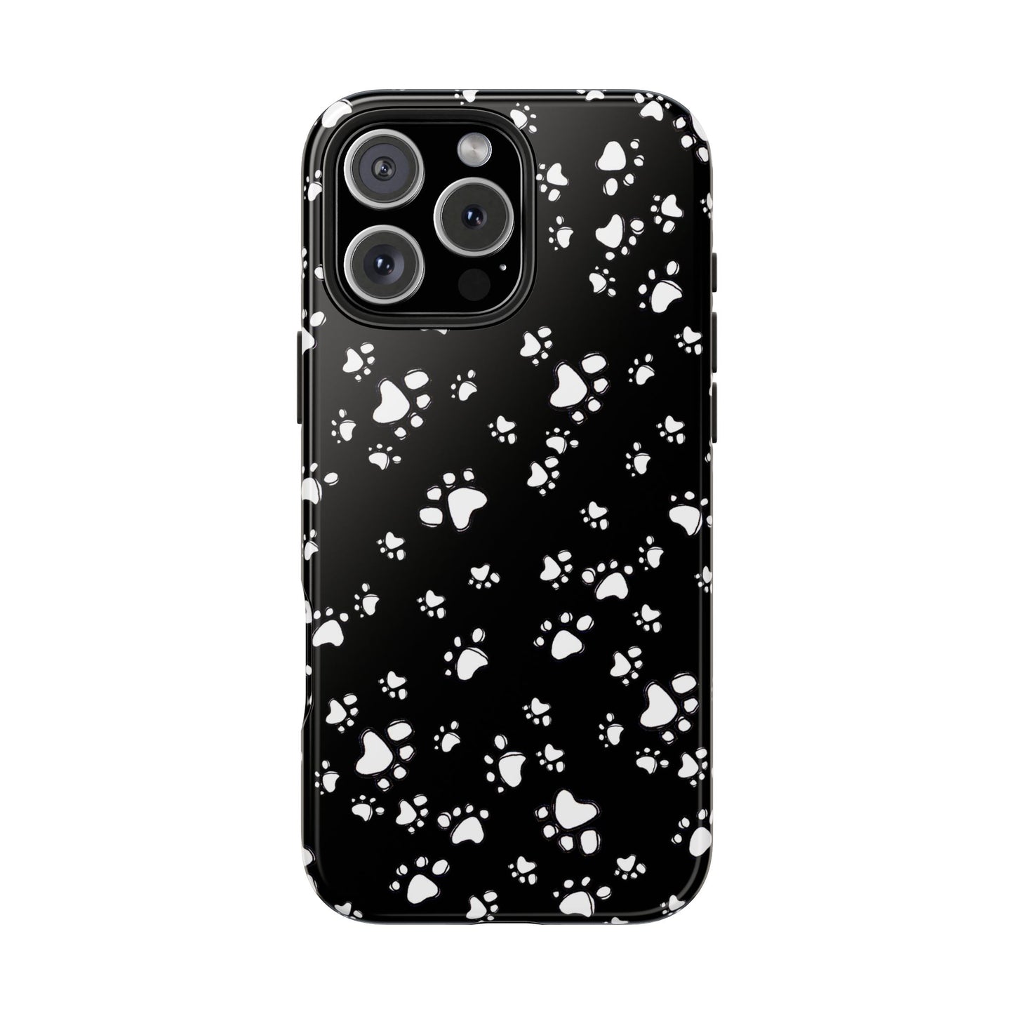 Paw Flakes Black Phone Case