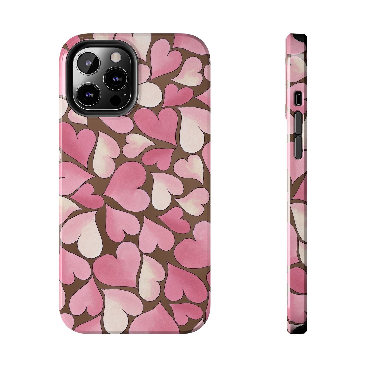 Hearts Chocolate Phone Case