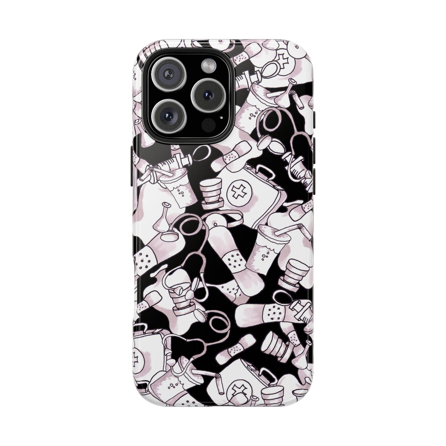 Med Stuff Black Phone Case