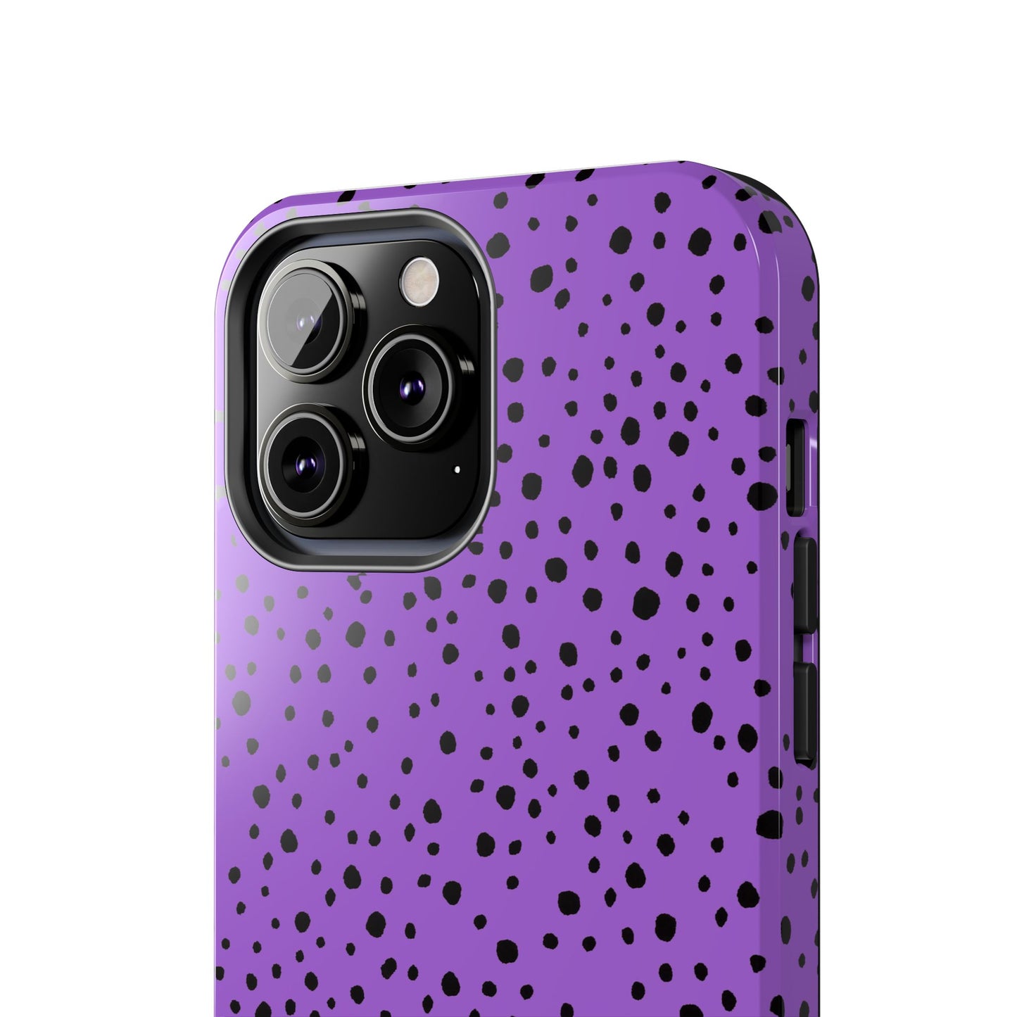 Pepper Dots Purple / Black Phone Case