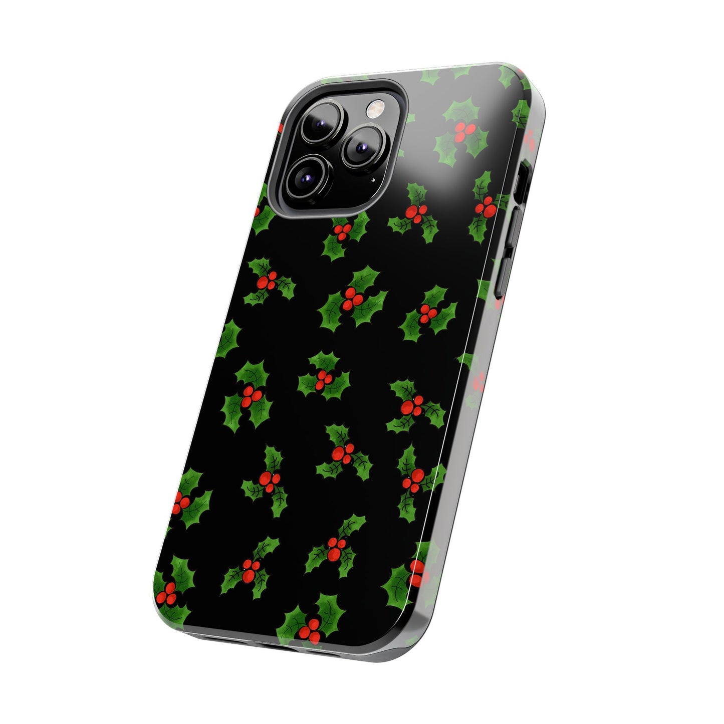 Lotsa Holly Black Phone Case