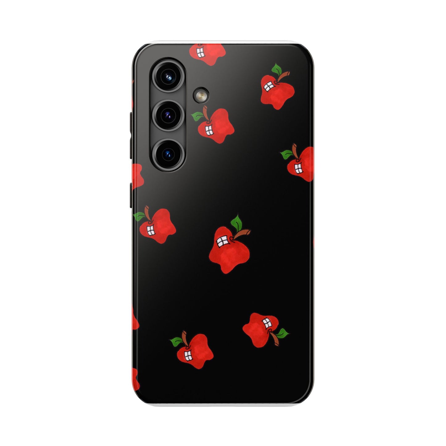 Flying Apples Black Phone Case