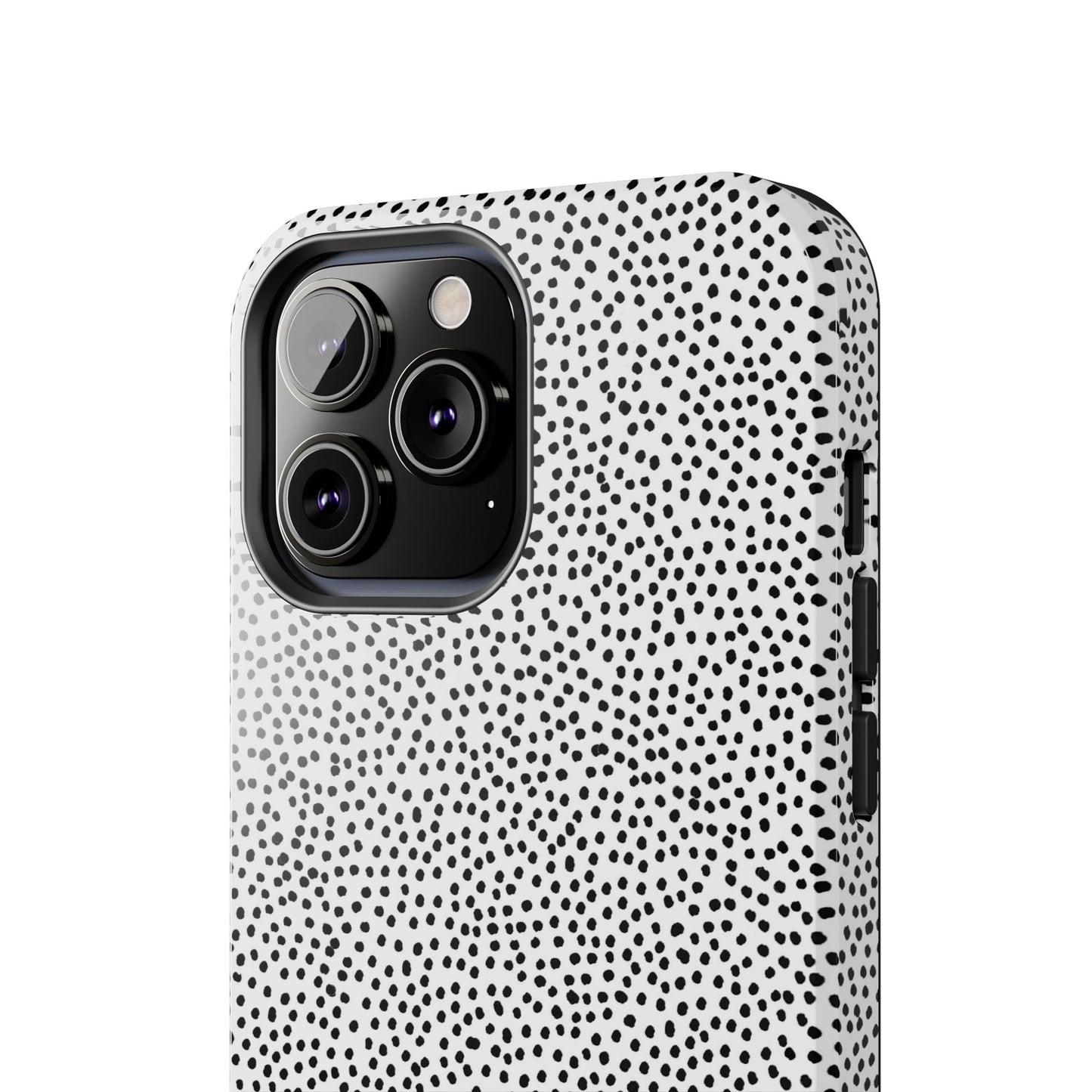 Baby Dots White / Black Phone Case
