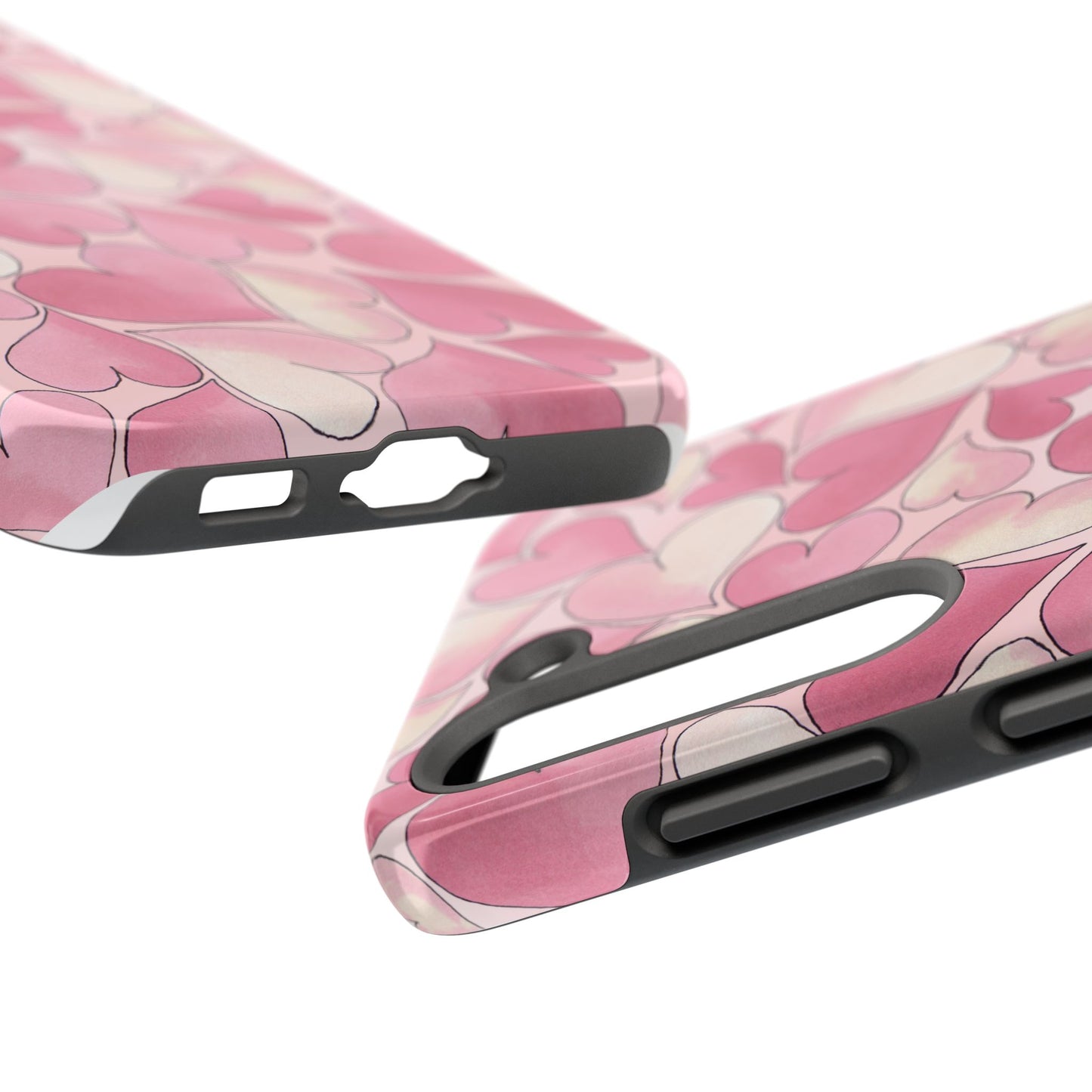 Hearts Pink Sky Phone Case