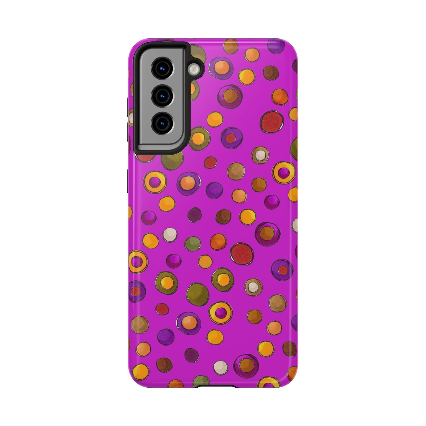 Double Dot Fuchsia Phone Case