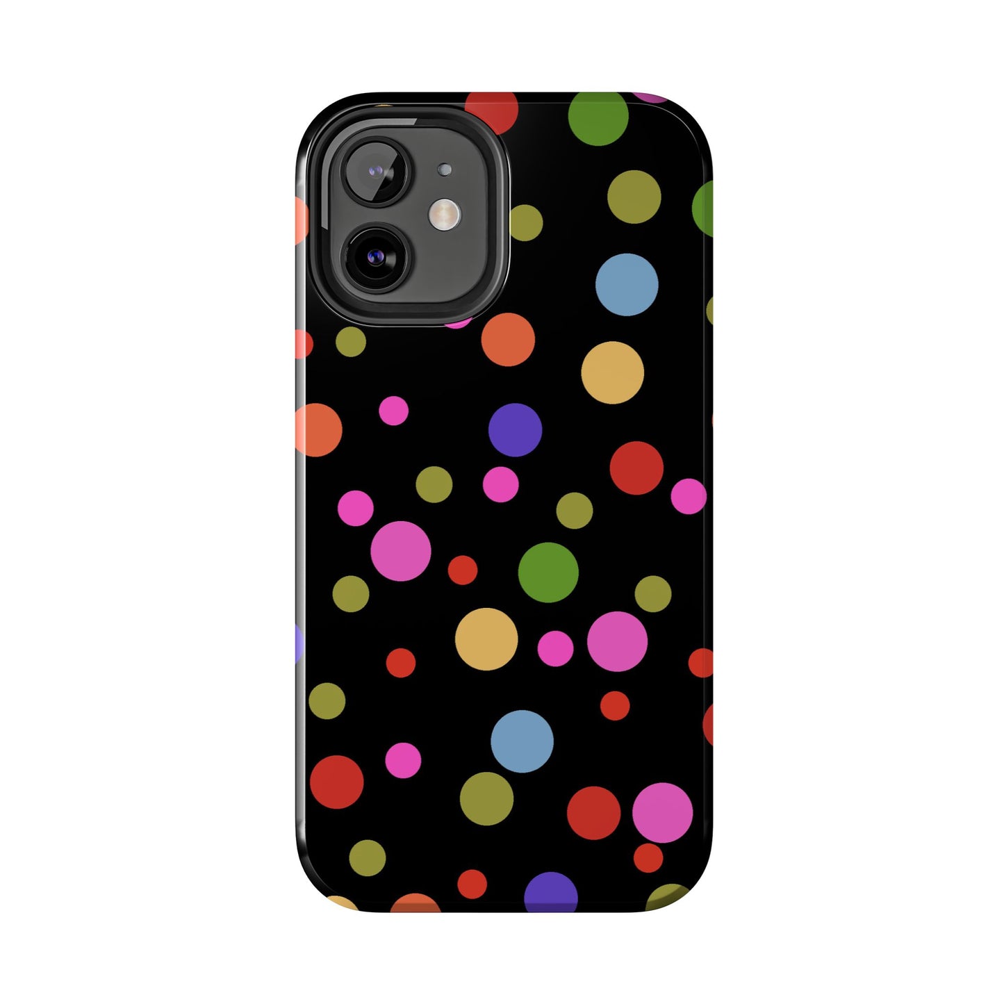 Dot Assortment Black Phone Case