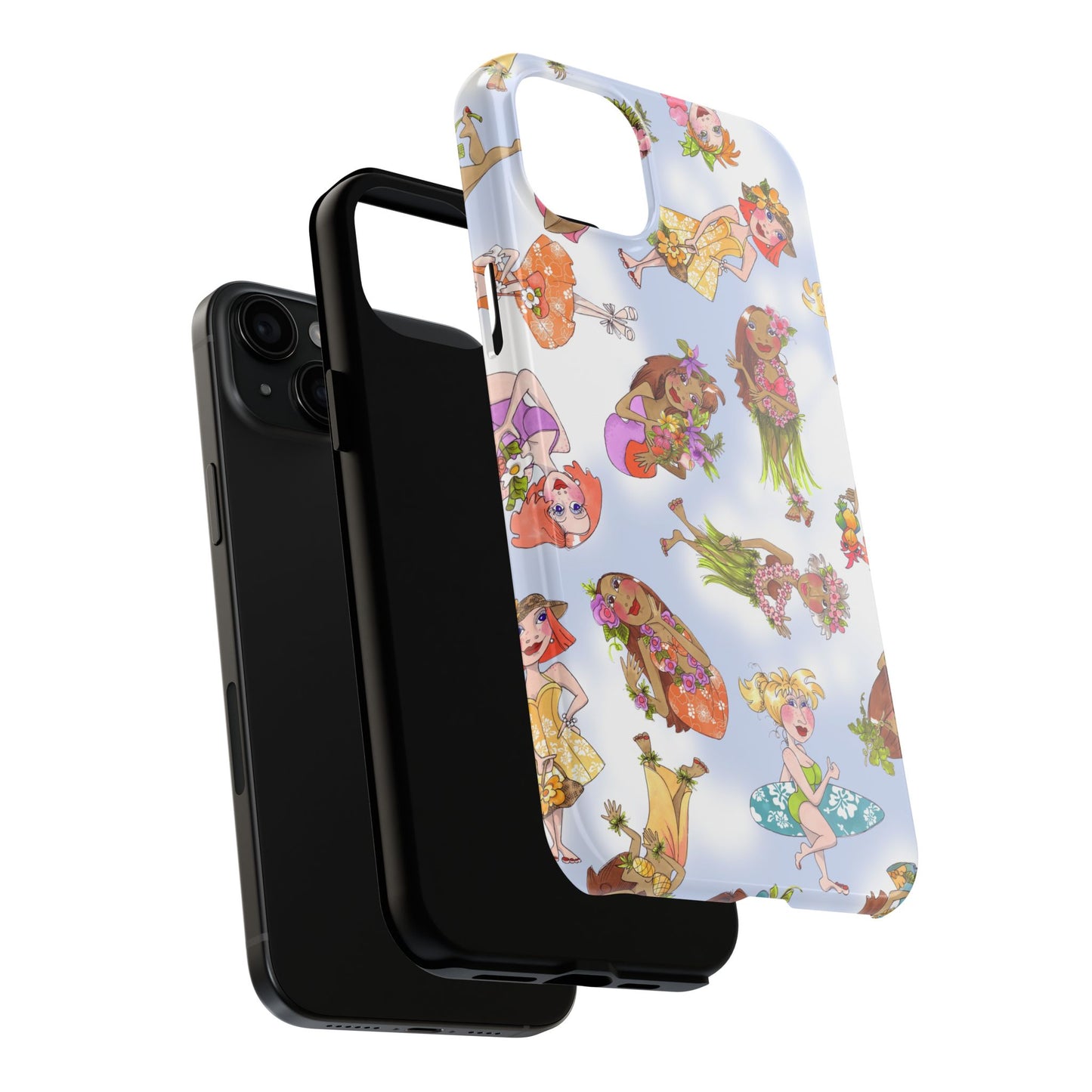 Island Toss Blue Sky Phone Case