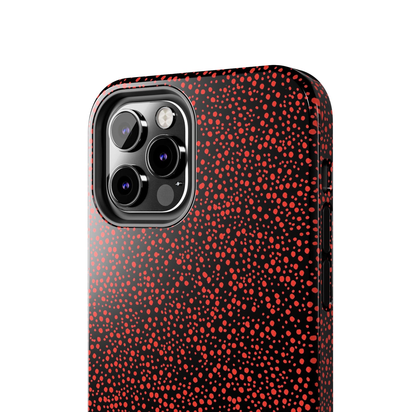 Confetti Red / Black Phone Case