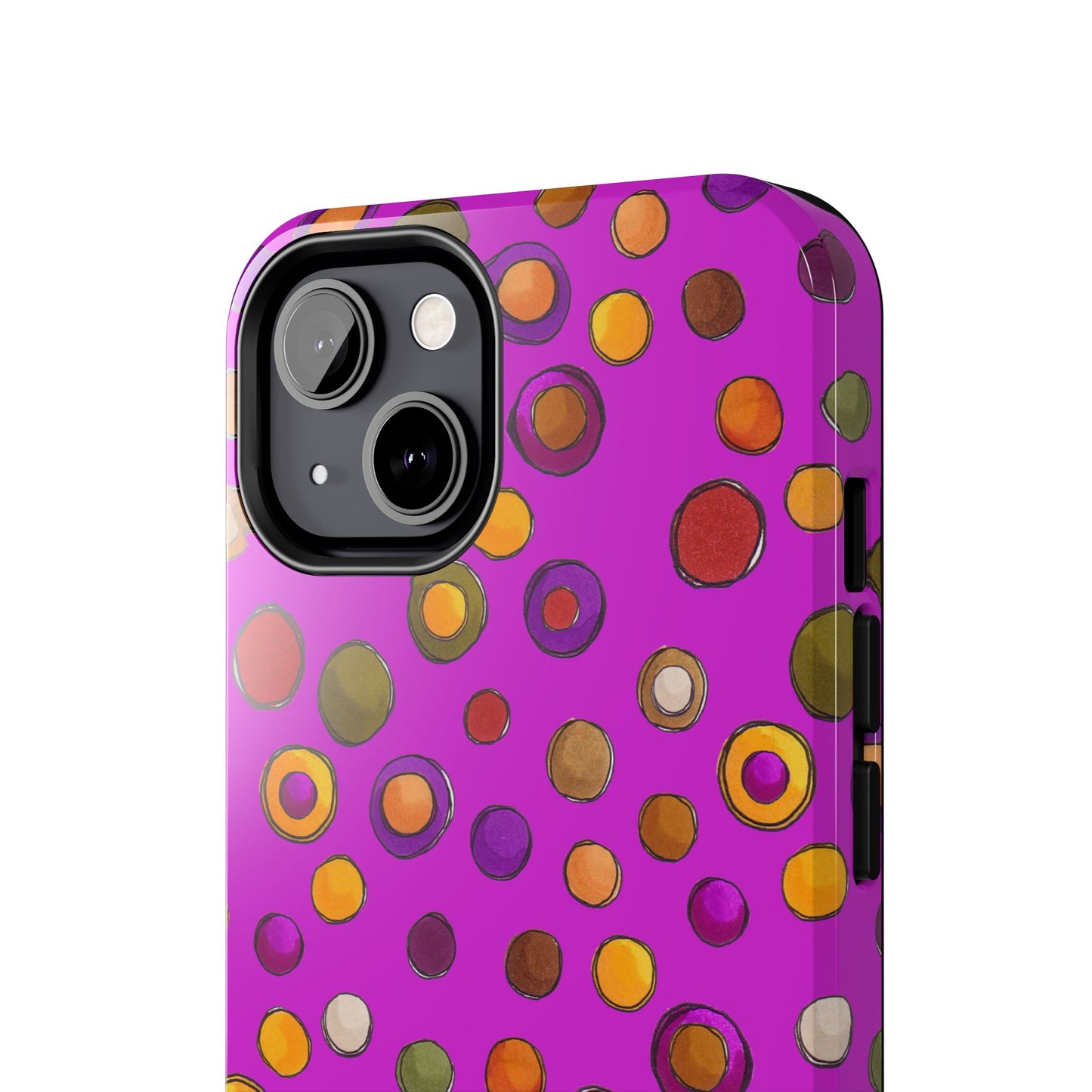 Double Dot Fuchsia Phone Case
