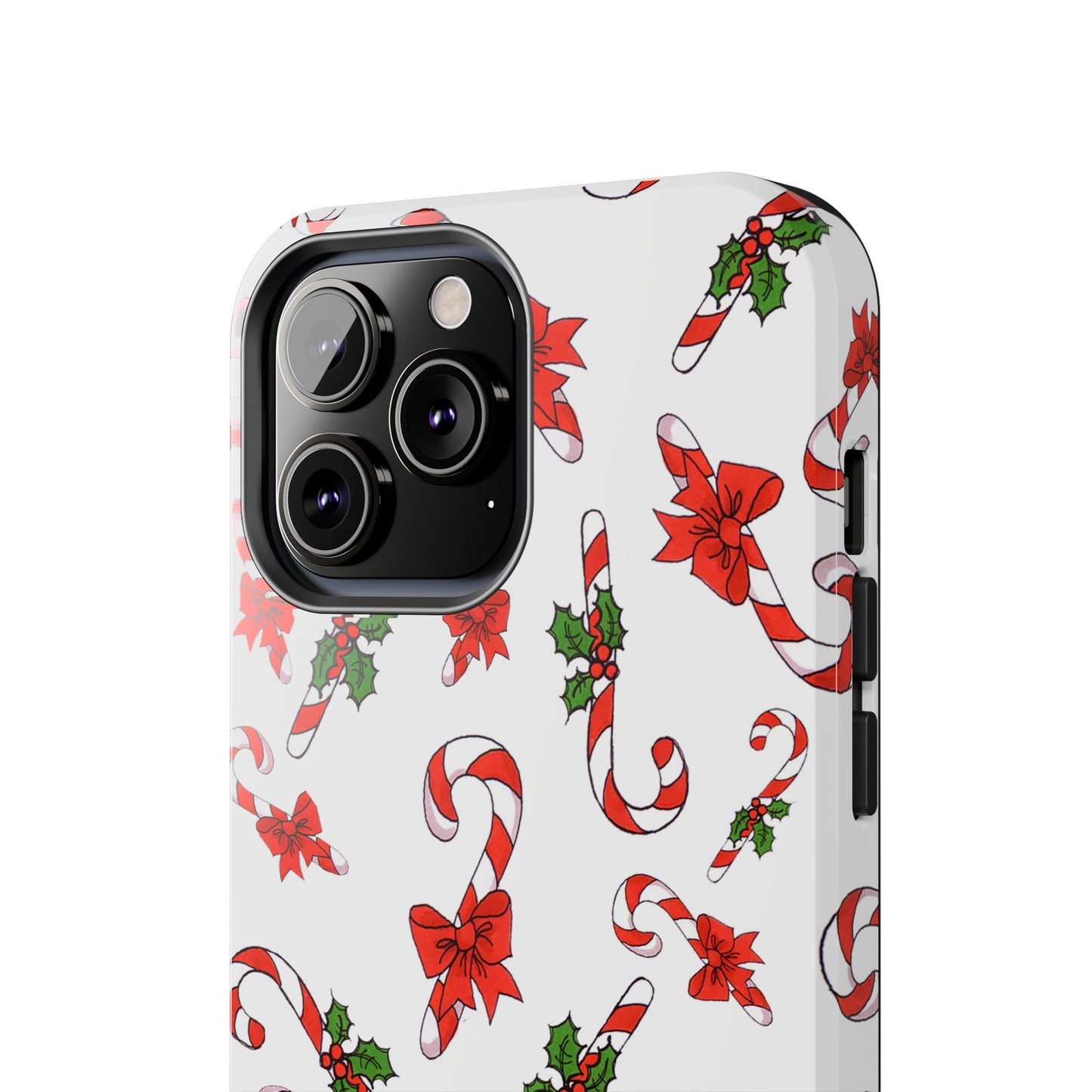 Candy Cane Crowd White Phone Case