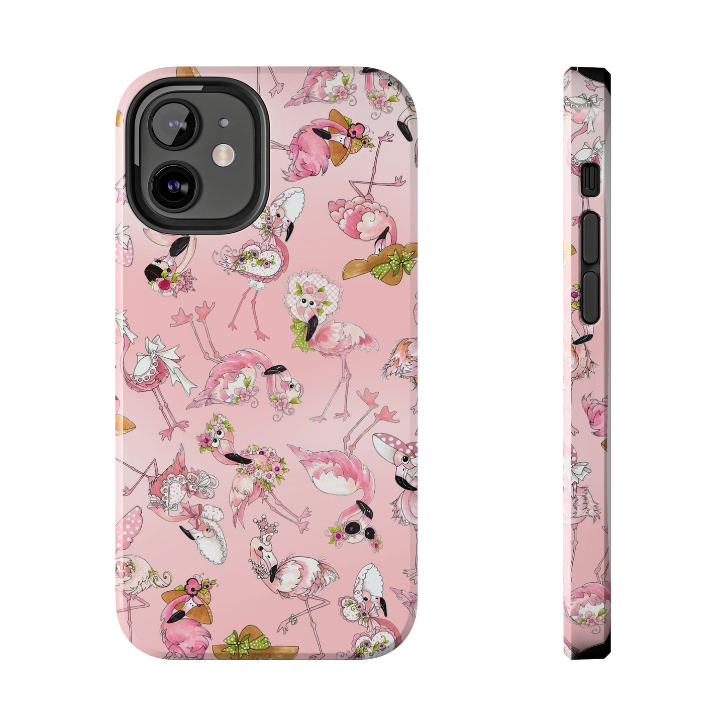 Tossed Flams Pink Phone Case