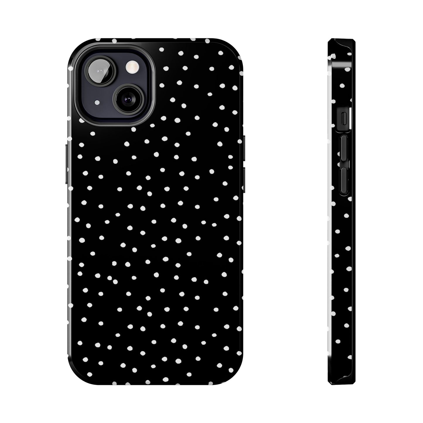 Dinky Dots Black / White Phone Case