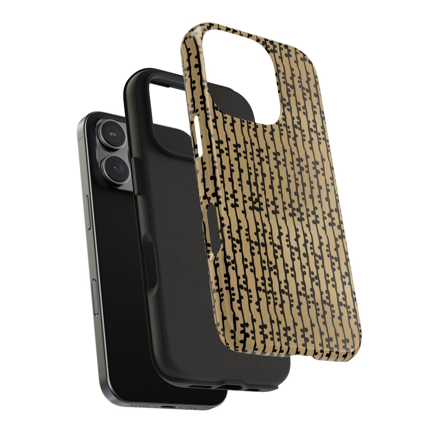 Loopy Stripe Tan Phone Case