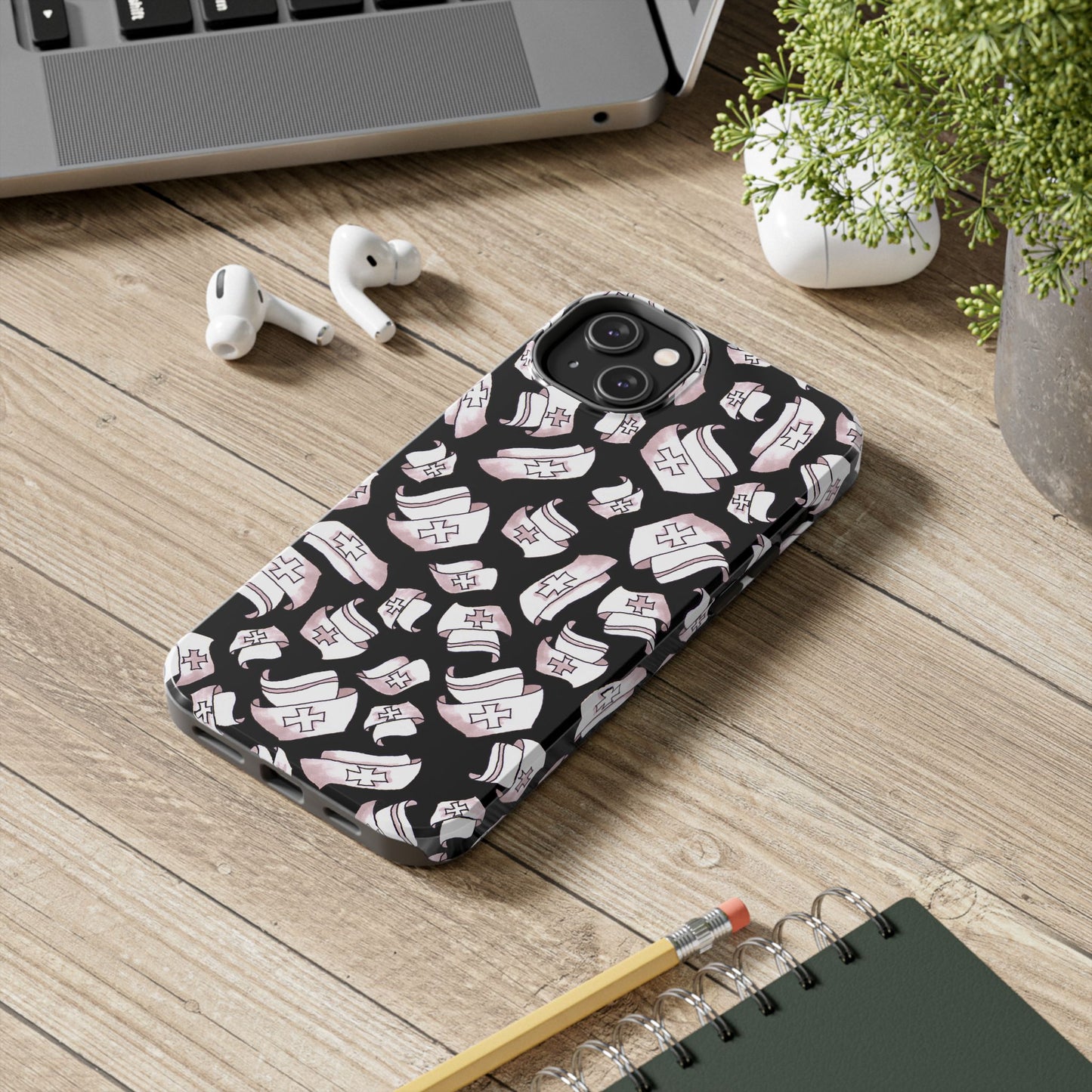 Happy Hats Black Phone Case