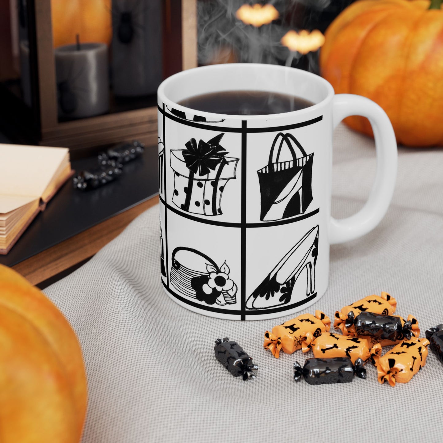 Her Shelves White Cup