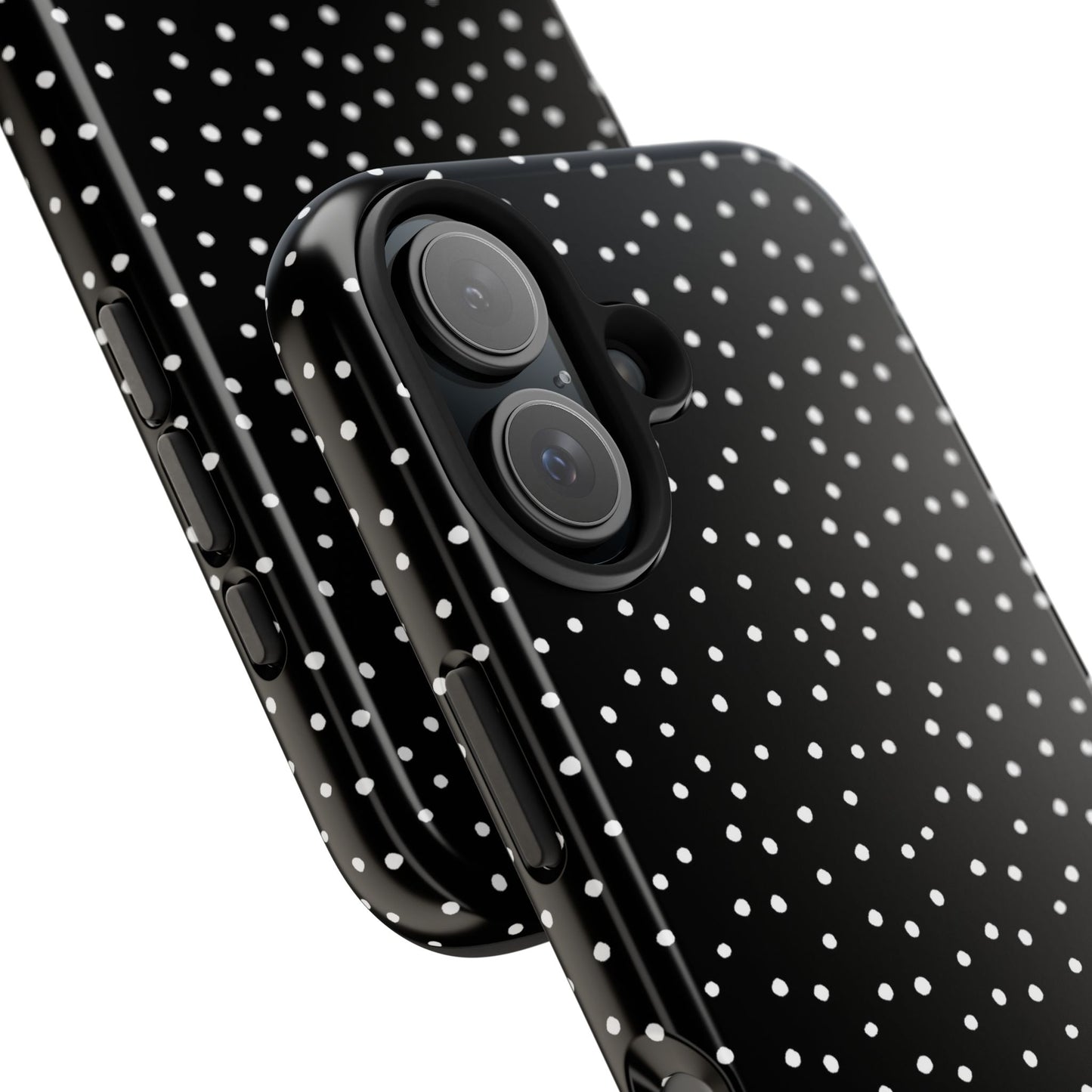 Dinky Dots Black / White Phone Case